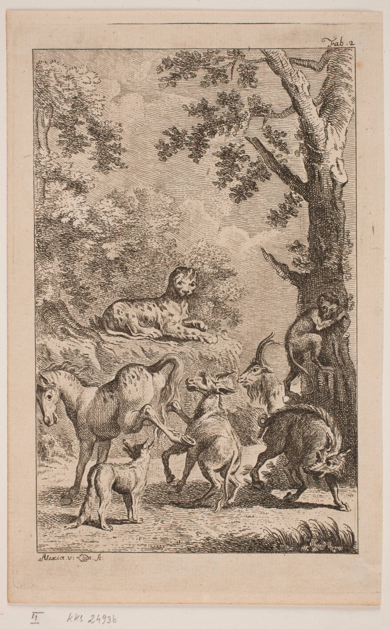 Pantheren, Hesten og andre Dyr, Alexia de Lode, 1760