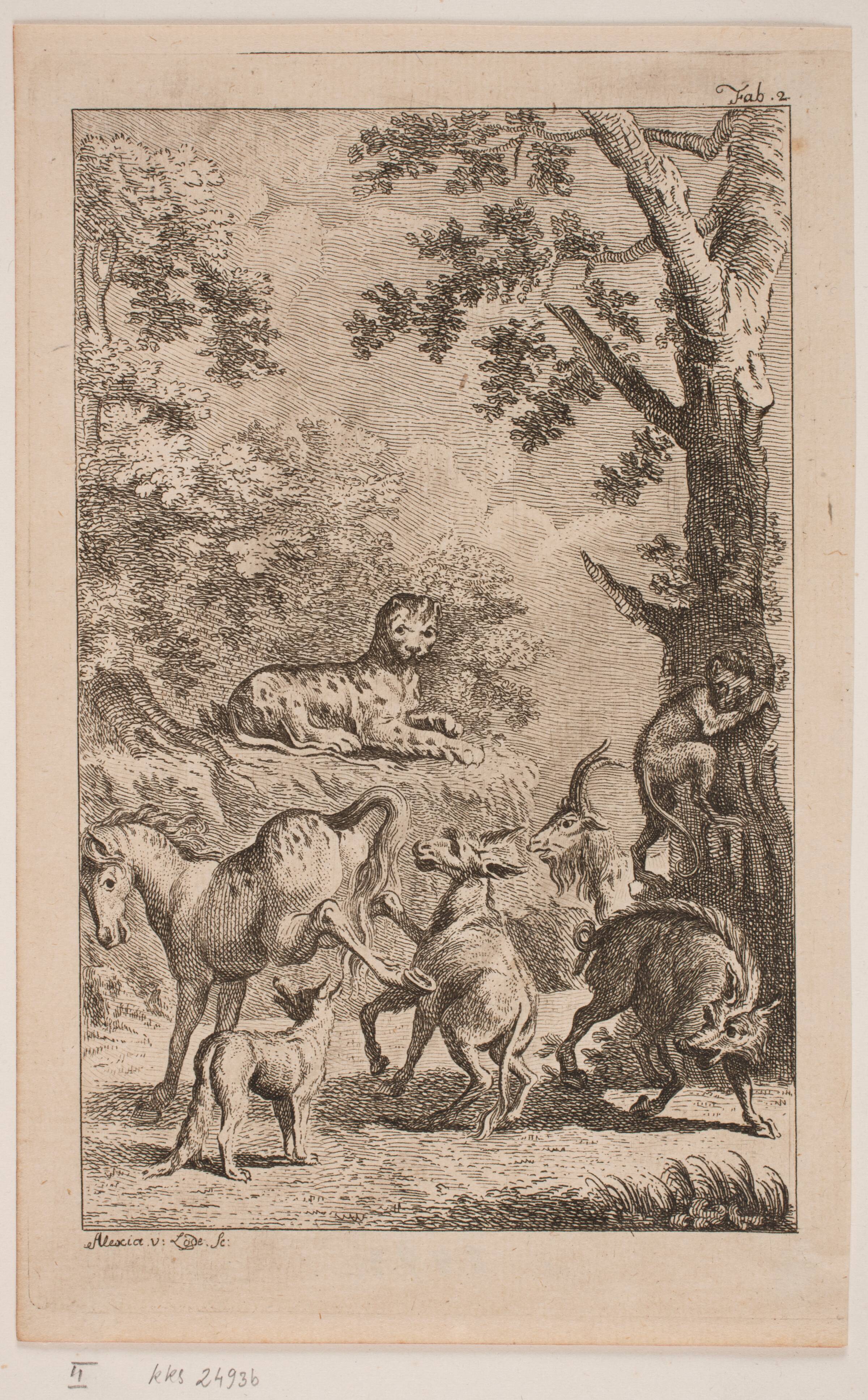 Pantheren, Hesten og andre Dyr, Alexia de Lode, 1760