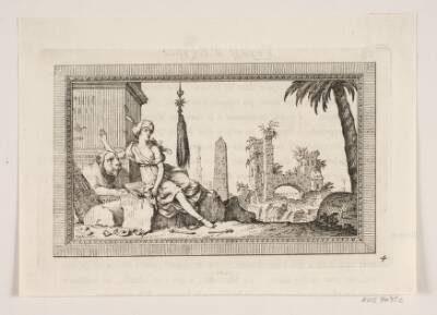 Vignet til Frederik Lodvig Norden, "Voyage d'Egypte et de Nubie", København 1755