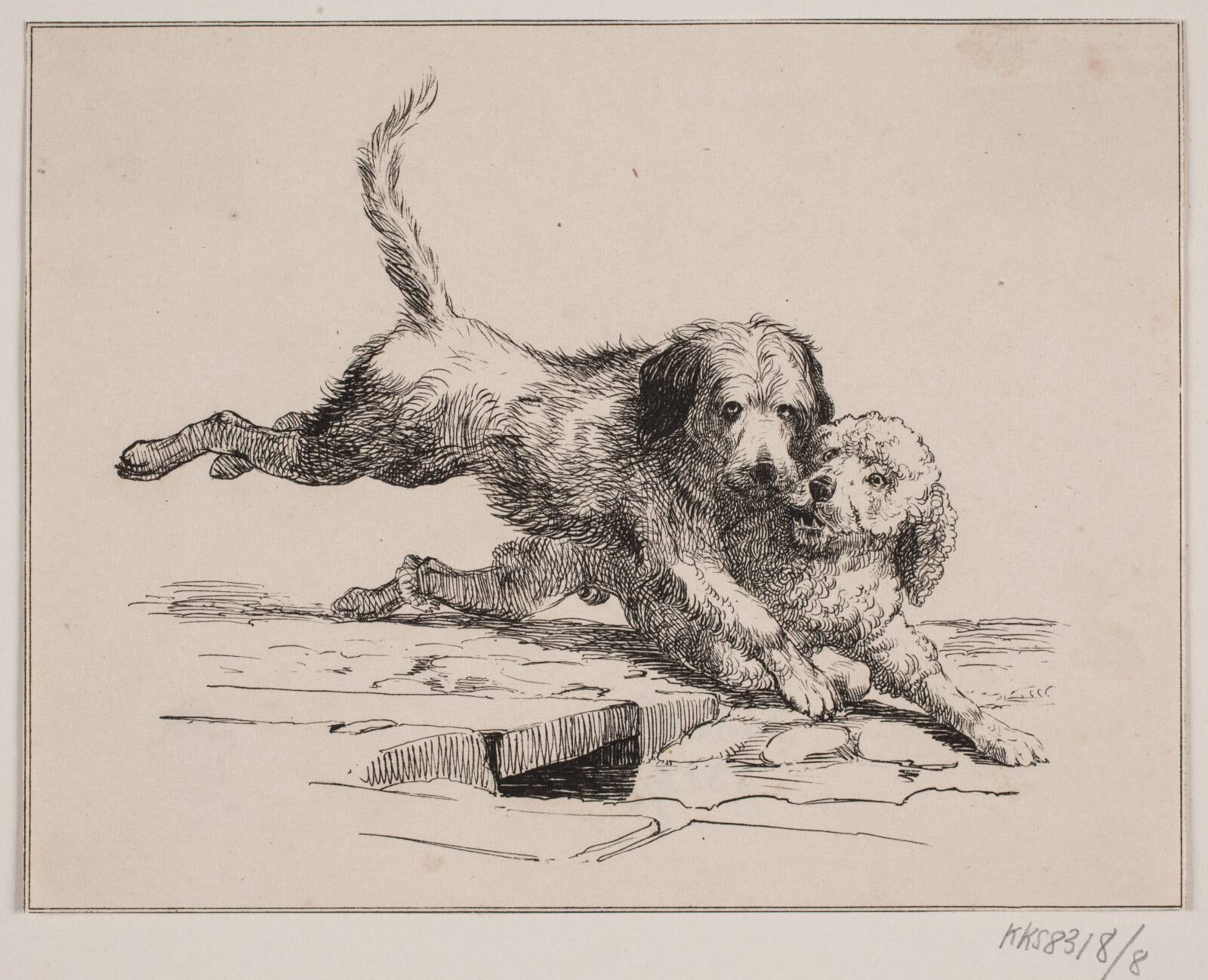 Slagsmålet, Adolph Kittendorff, 1845