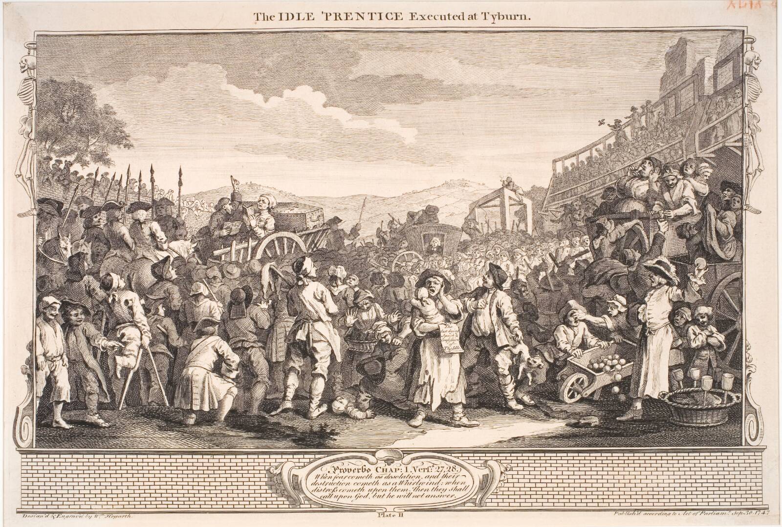 Flid og Dovenskab, William Hogarth, 1747