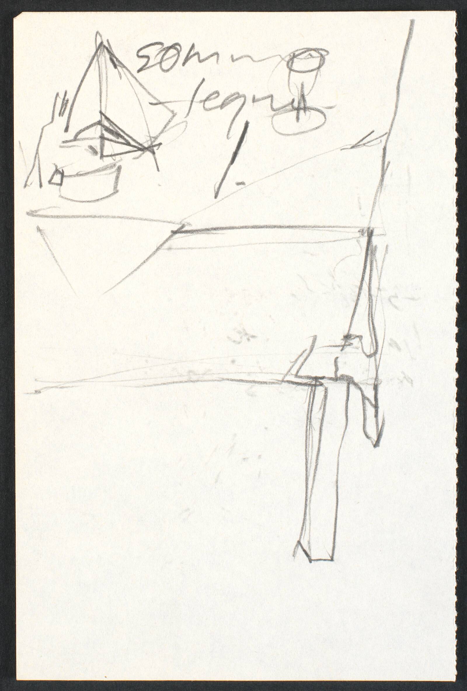 Tegning, Lone Høyer Hansen, 1983