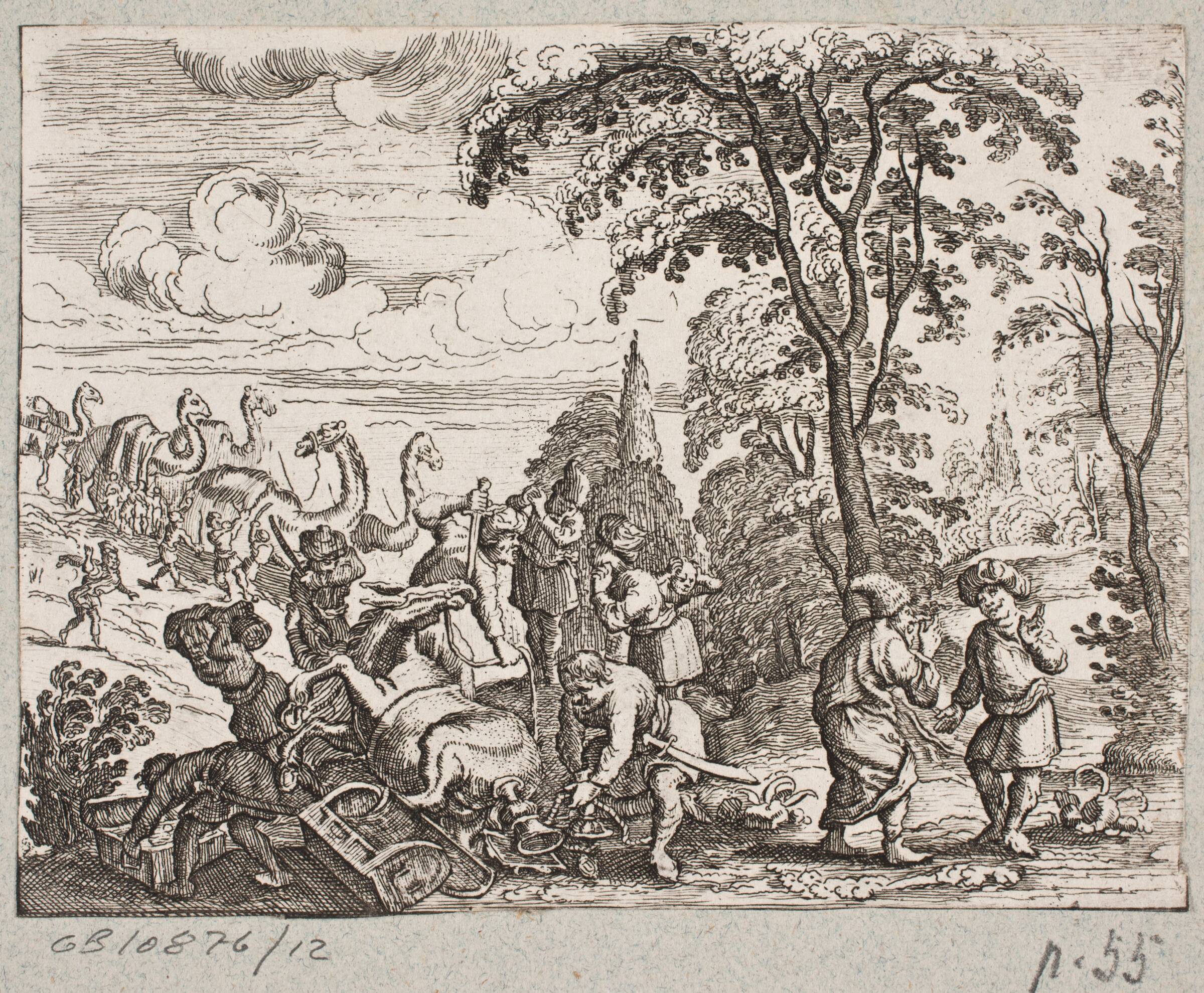 Illustration til Adam Olearius, “Persianischer Rosenthal von einem Sinnreichen Poeten Schich Saadi […]”, Schleswig 1660, Christian Rothgiesser, 1645