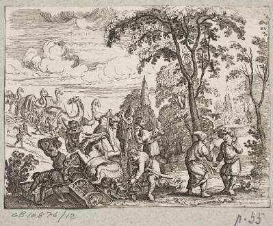 Illustration til Adam Olearius, “Persianischer Rosenthal von einem Sinnreichen Poeten Schich Saadi […]”, Schleswig 1660