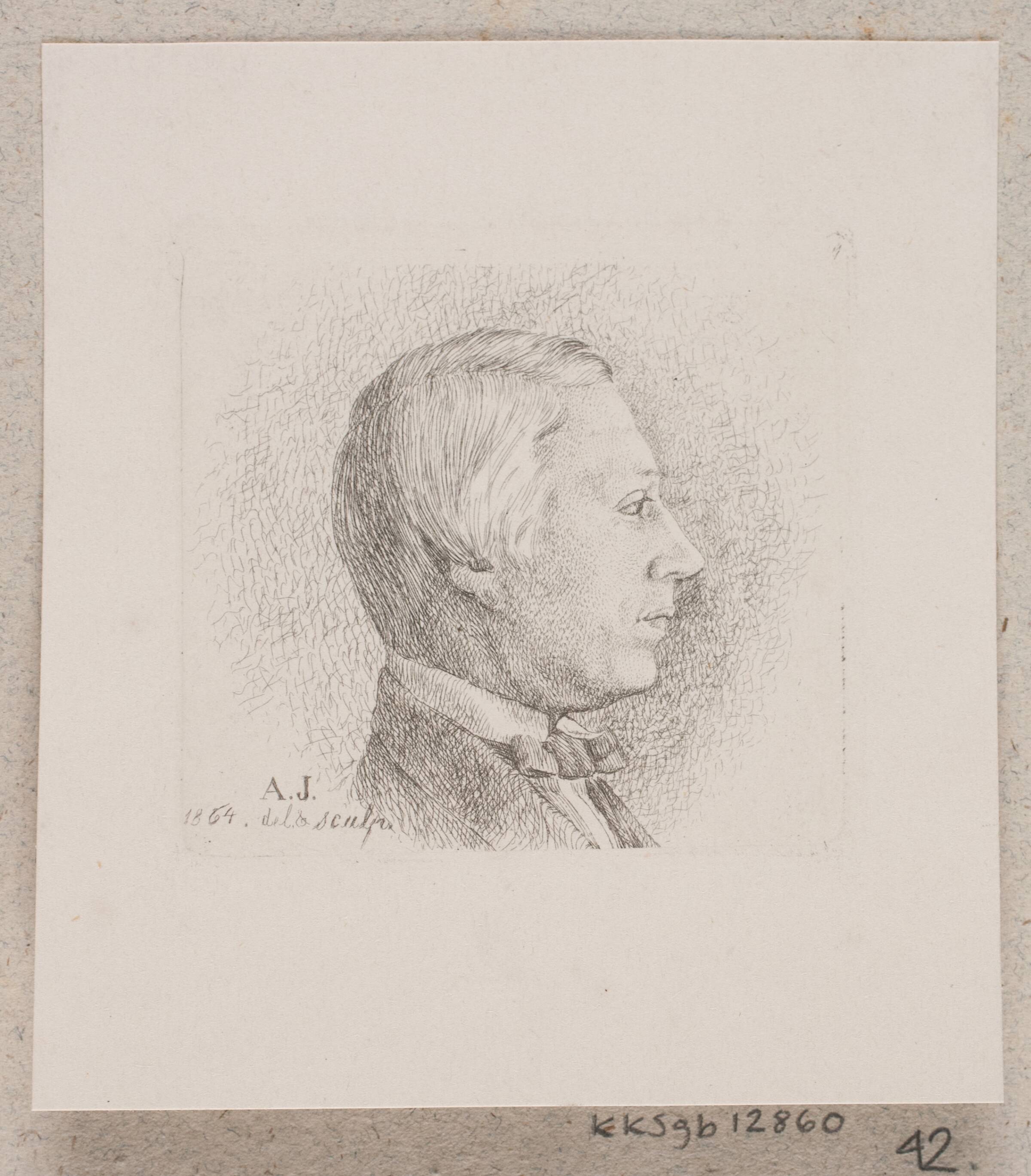 Fuldmægtig Anton L.V. Petersen, August Jerndorff, 1864