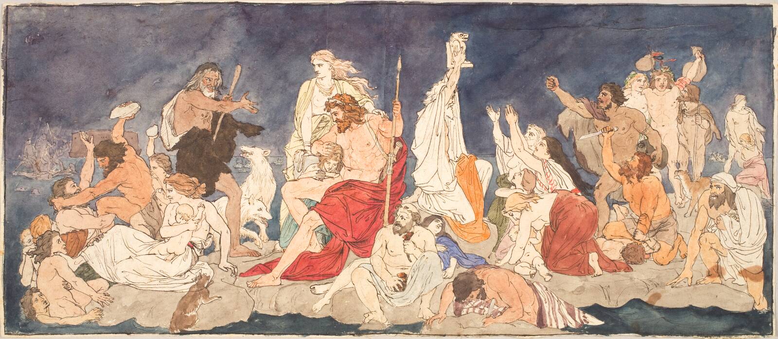 Syndfloden, Lorenz Frølich, 1846-1908