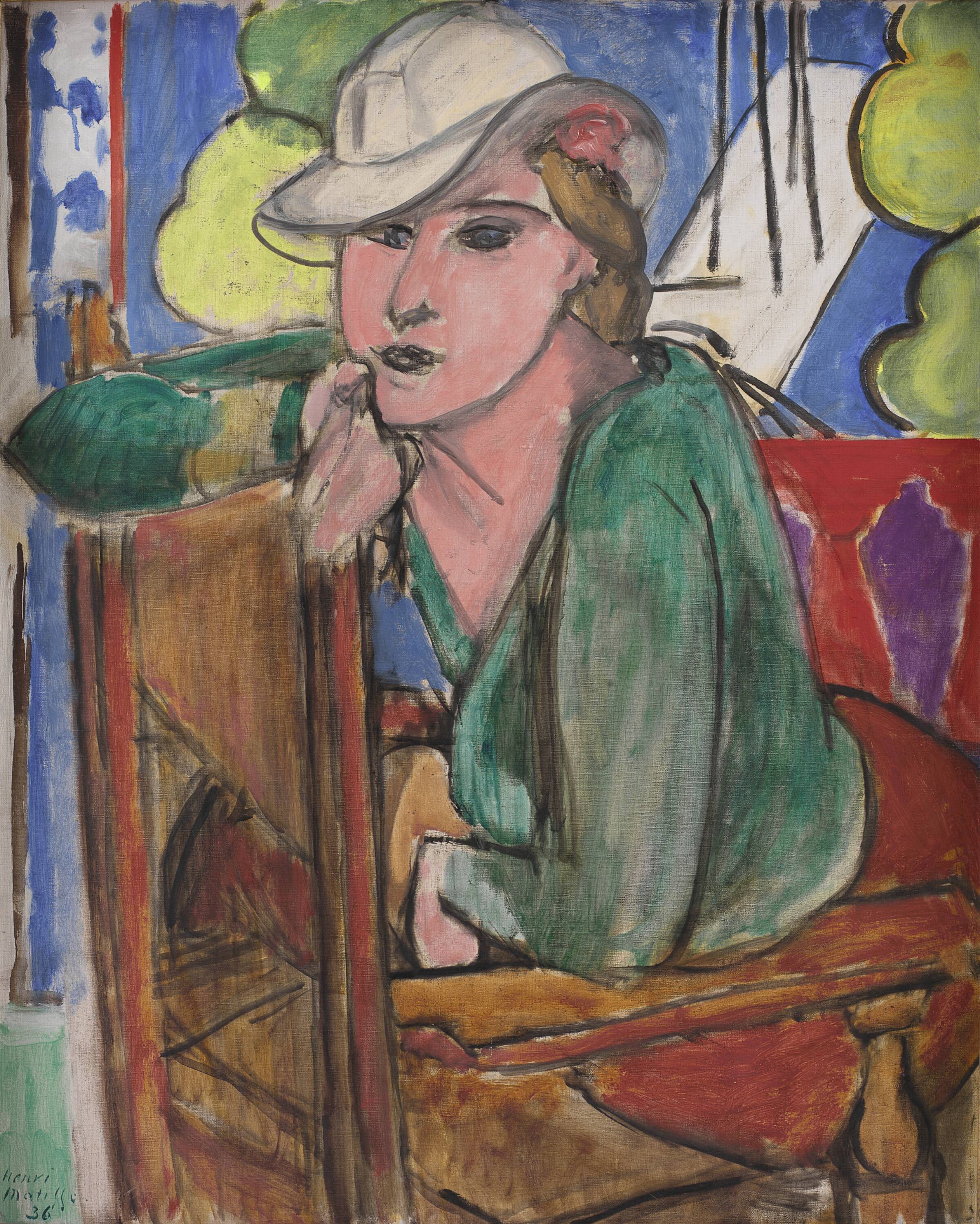 Den grønne bluse, Henri Matisse, 1936