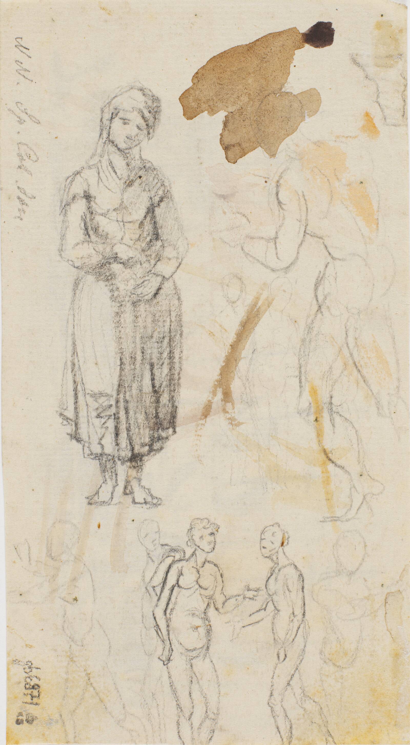 Figurstudier, C.A. Lorentzen, 1746-1828