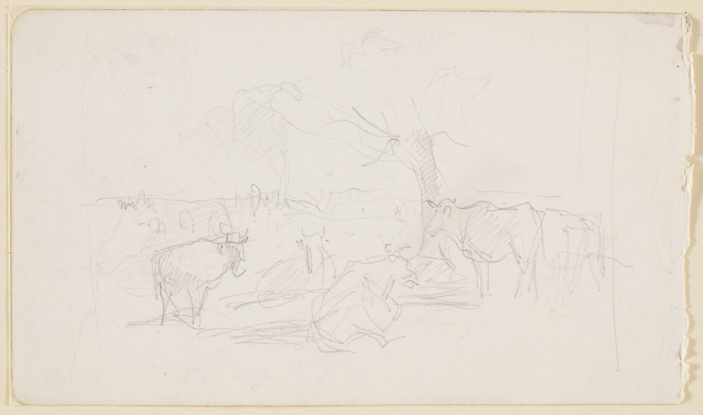 Malkepladsen ved Dyrehavegård, Theodor Philipsen, 1895