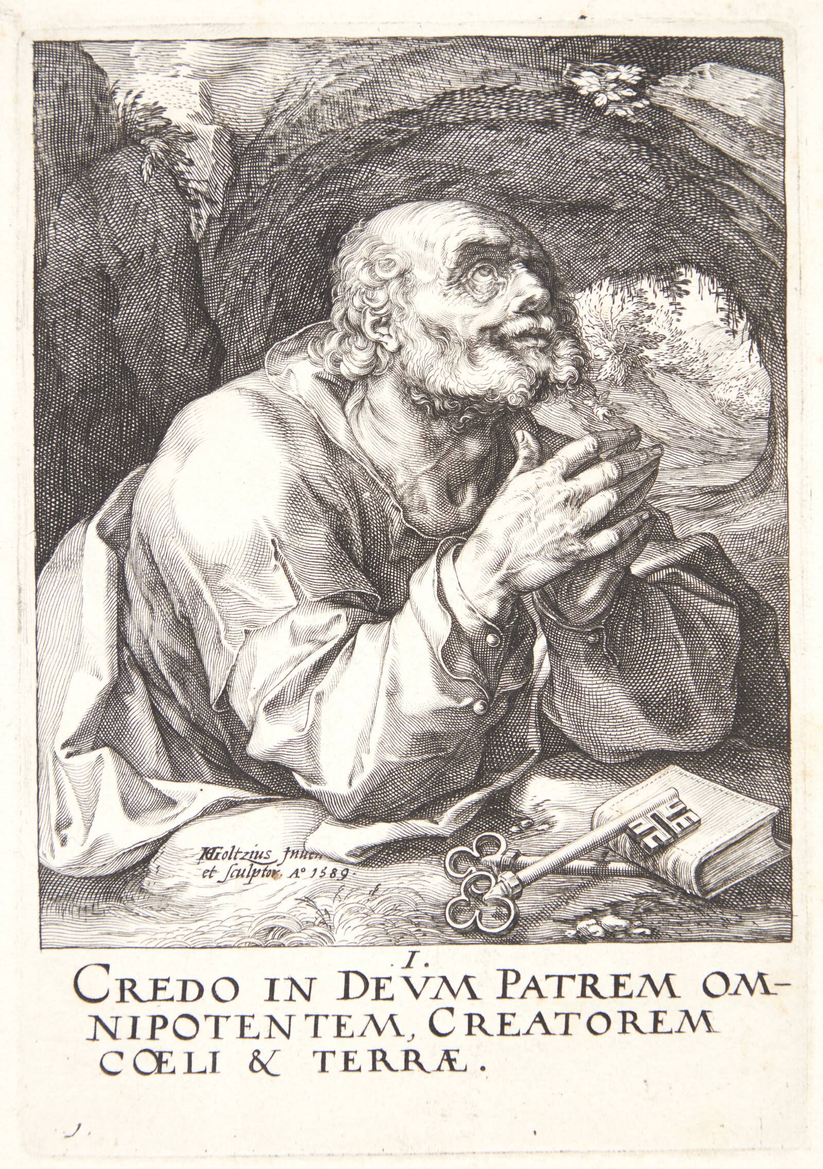 Apostlen Peter, Hendrick Goltzius, 1589