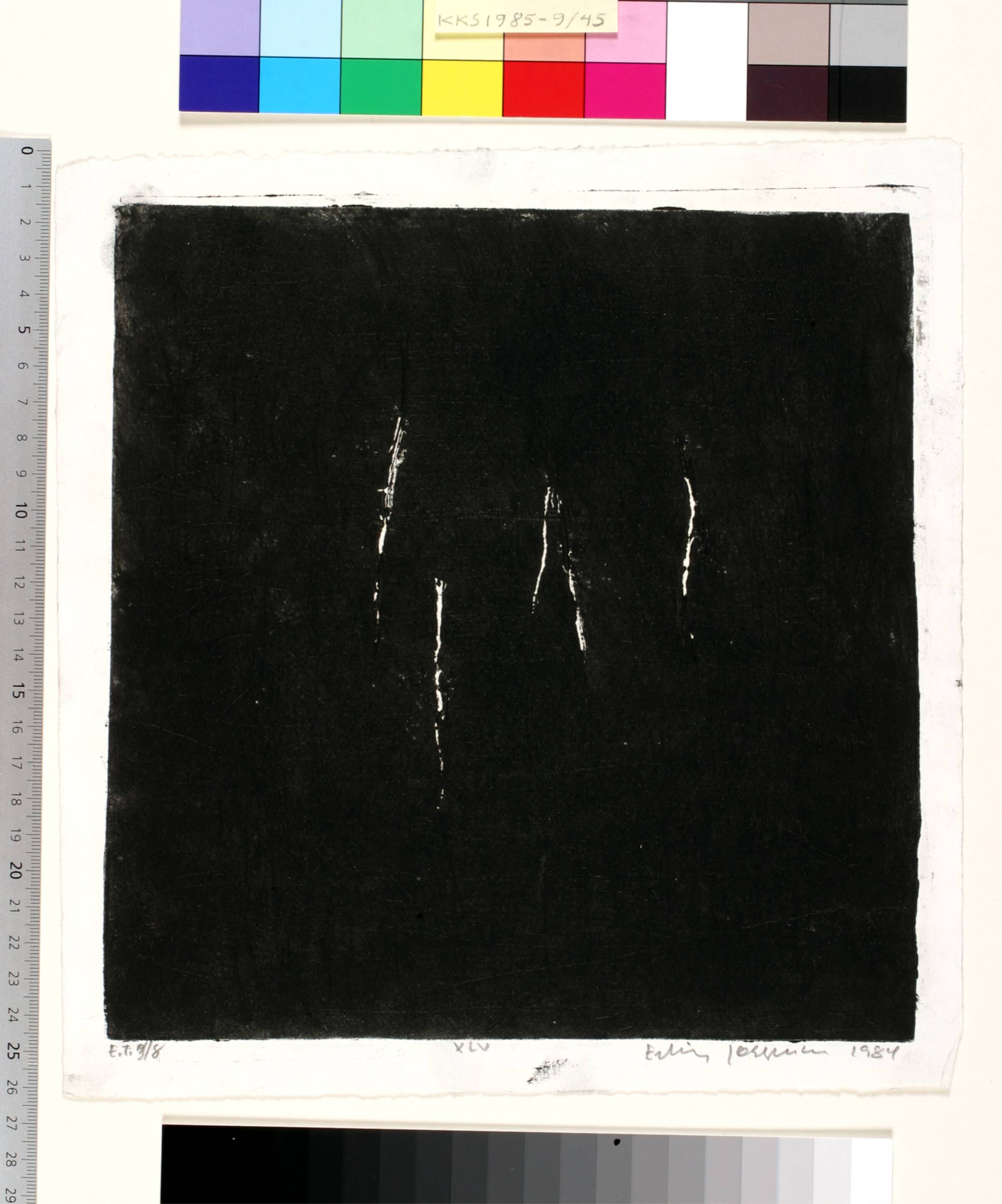 Dagbogsblad XLV, Erling Jørgensen, 1984