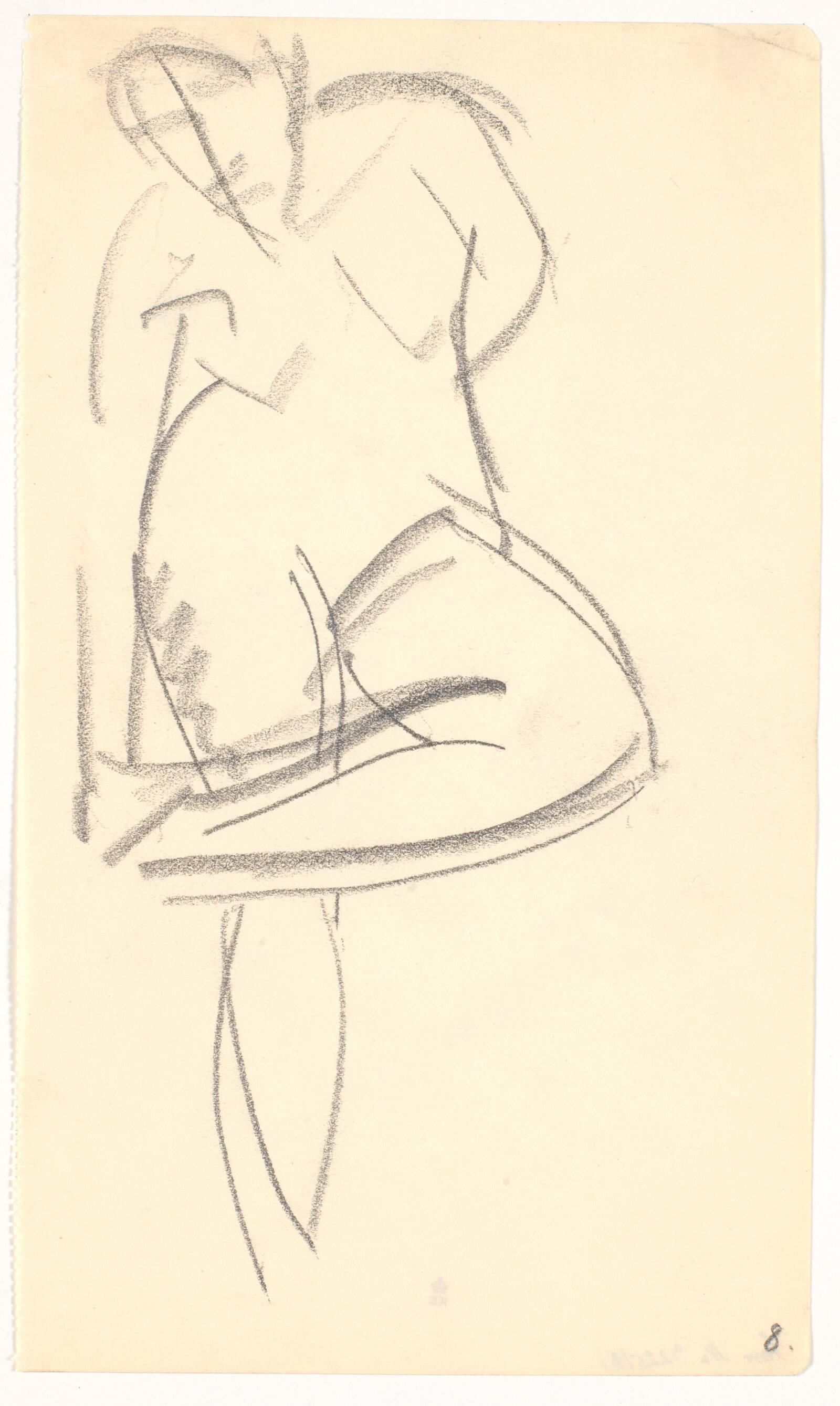 Stående model, Isakson, Karl, 1914-1915