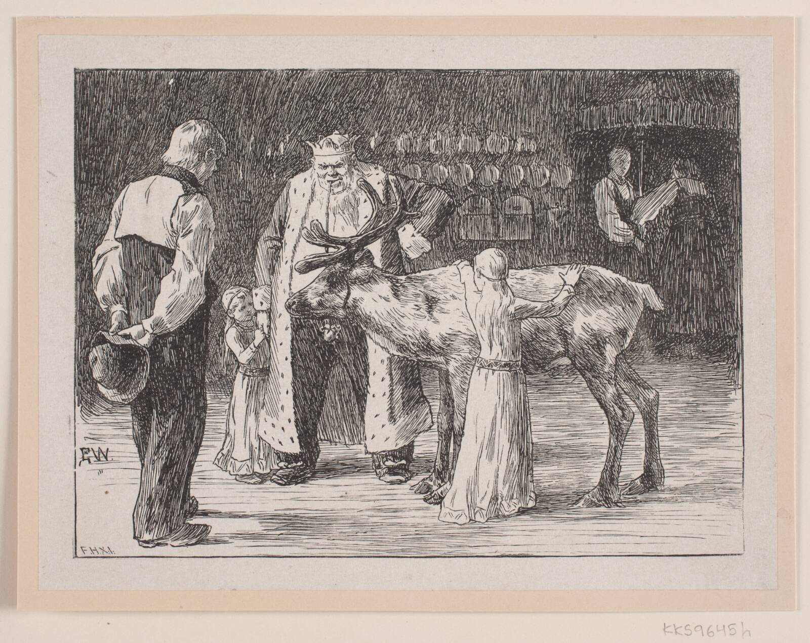 Illustration til "Herreper", Ubekendt, 1870-1882