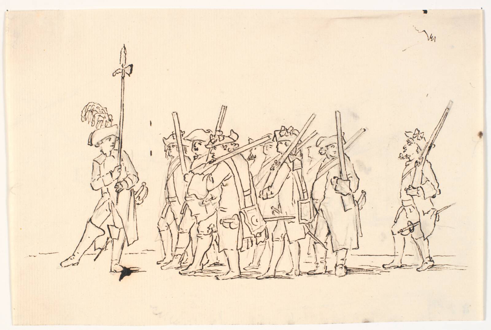 Borgervæbning. Satirisk blad, C.A. Lorentzen, 1746-1828