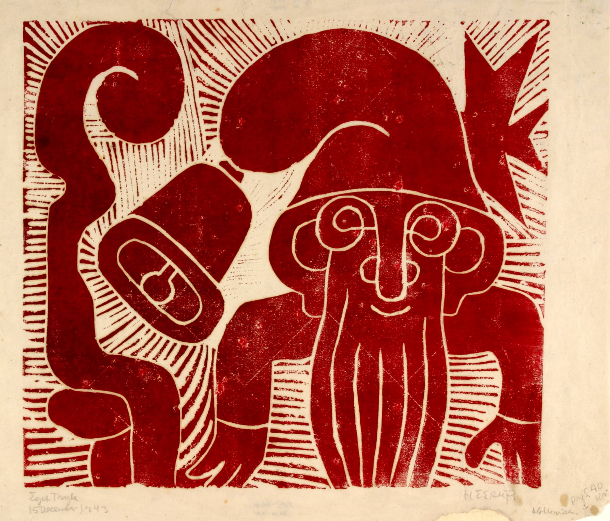 Nissen og klokken, Henry Heerup, 1943