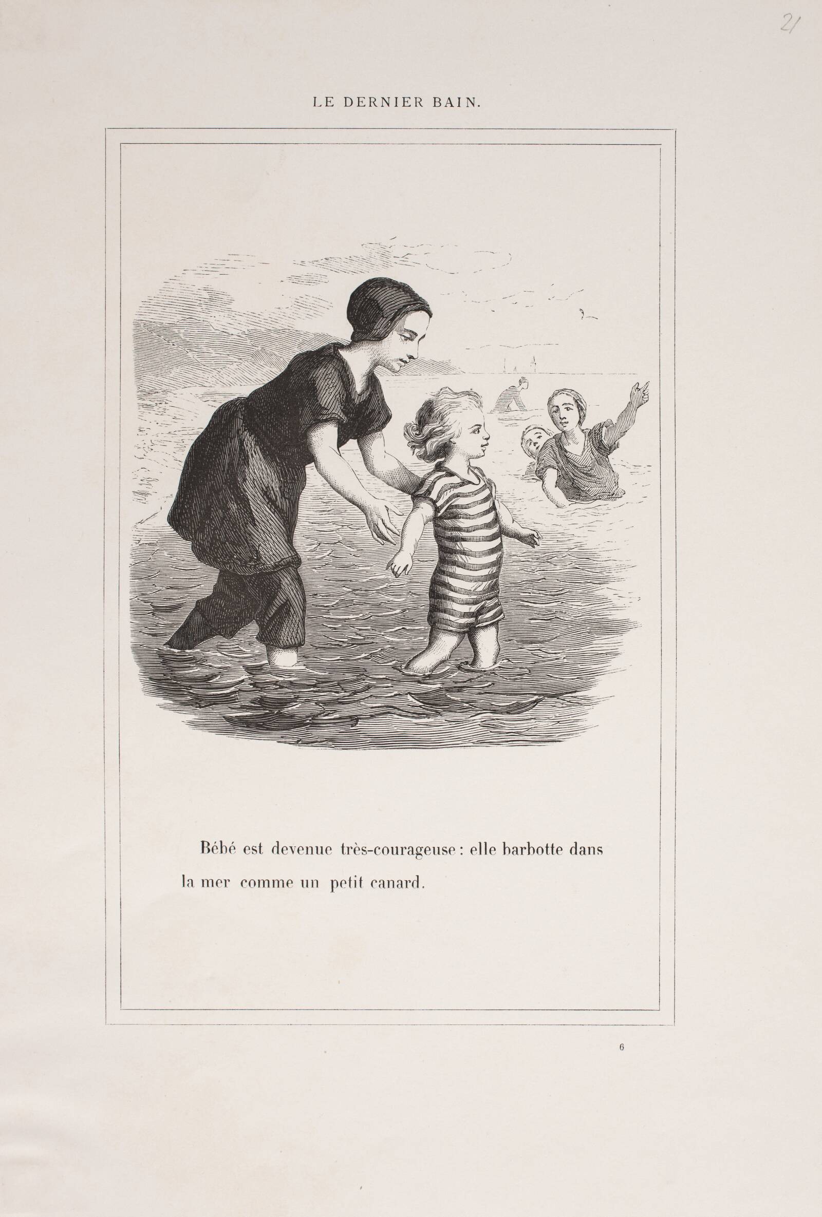 Le dernier bain, Lorenz Frølich, 1863