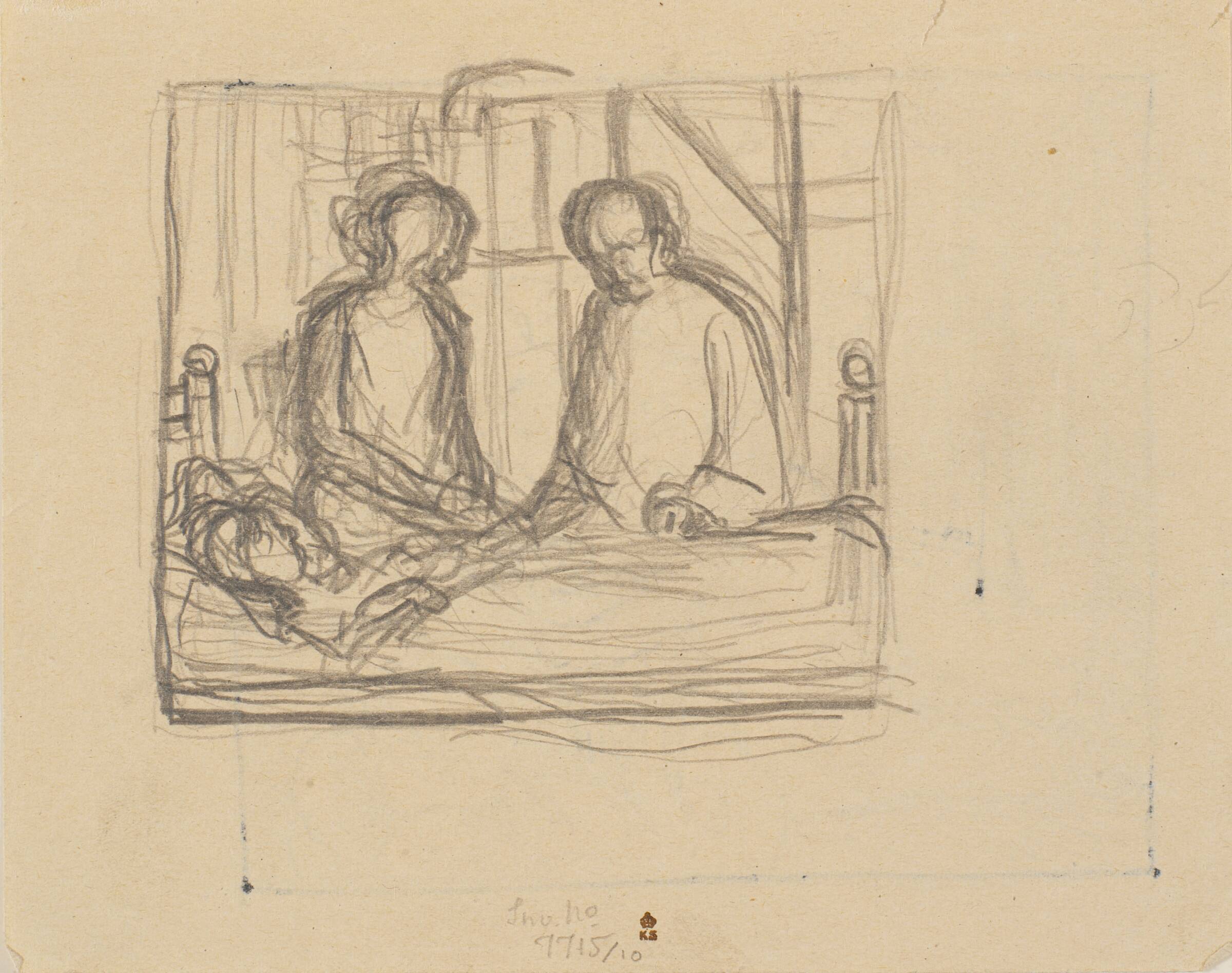 Og da den gamle Mand rystede af Kulde..., Fritz Syberg, 1901-1902