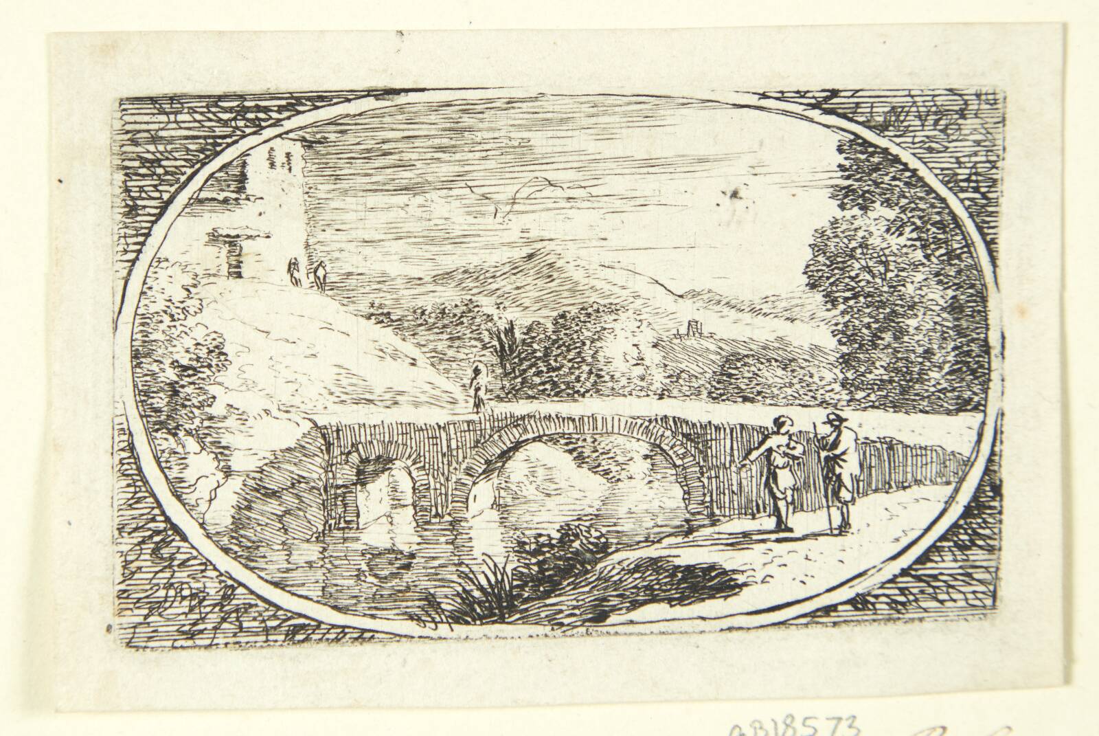 En stenbro, Herman van Swanevelt, 1603-1655