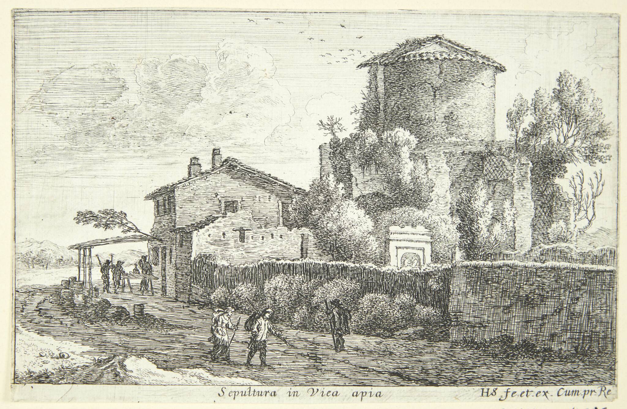 Gravsted på Via Appia