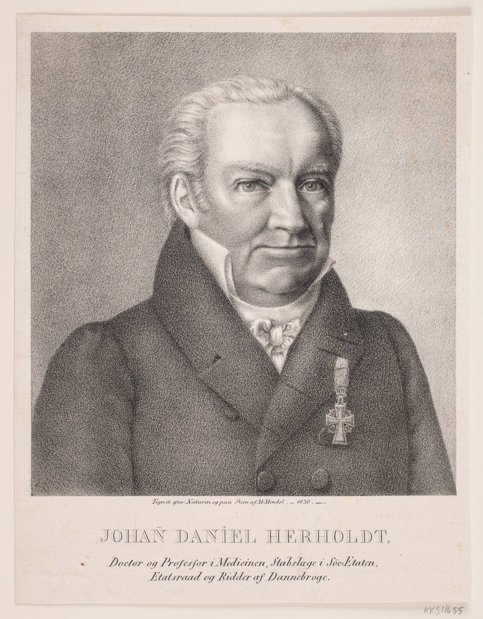 Johan Daniel Herholdt, Moses Mendel, 1830
