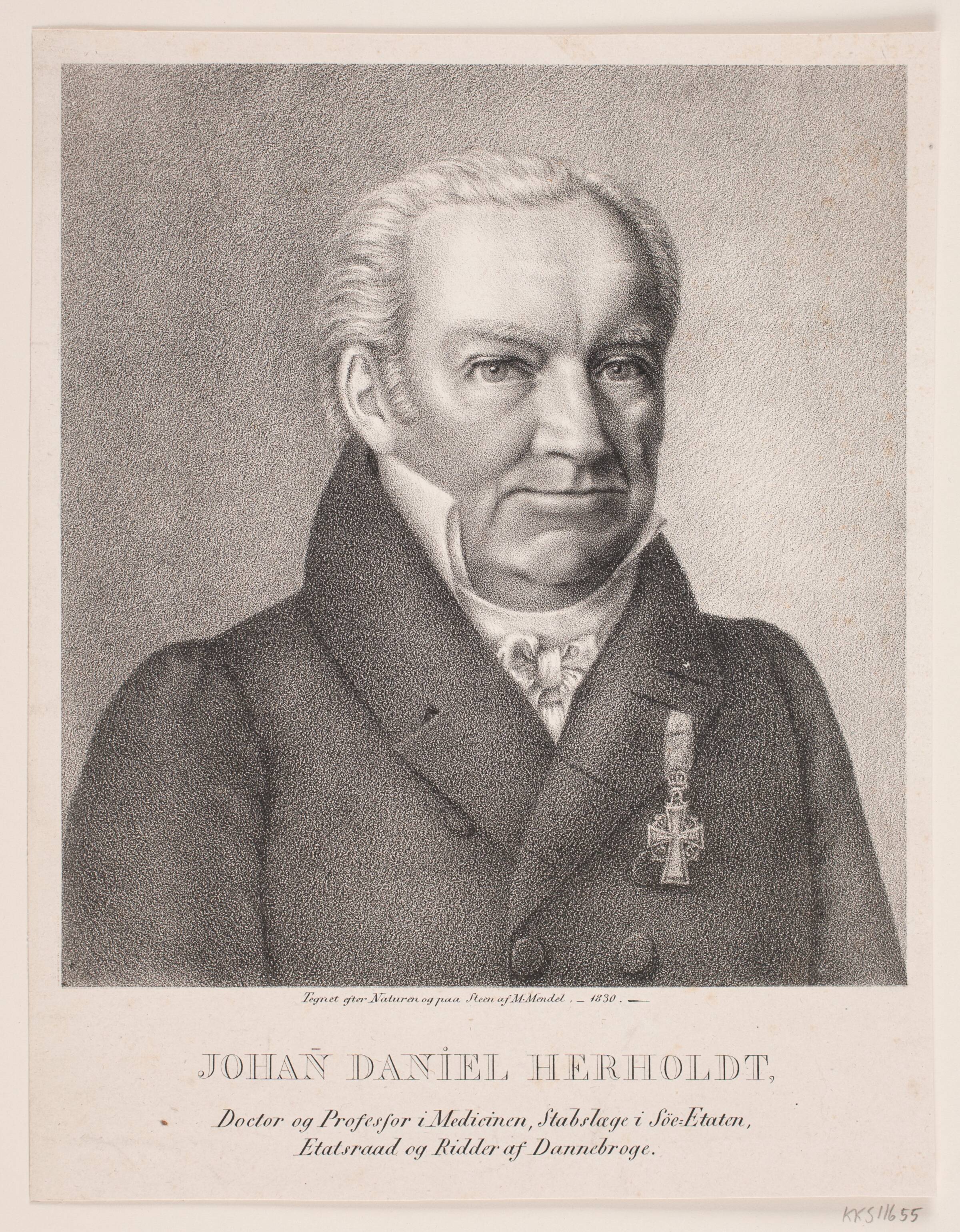 Johan Daniel Herholdt, Moses Mendel, 1830