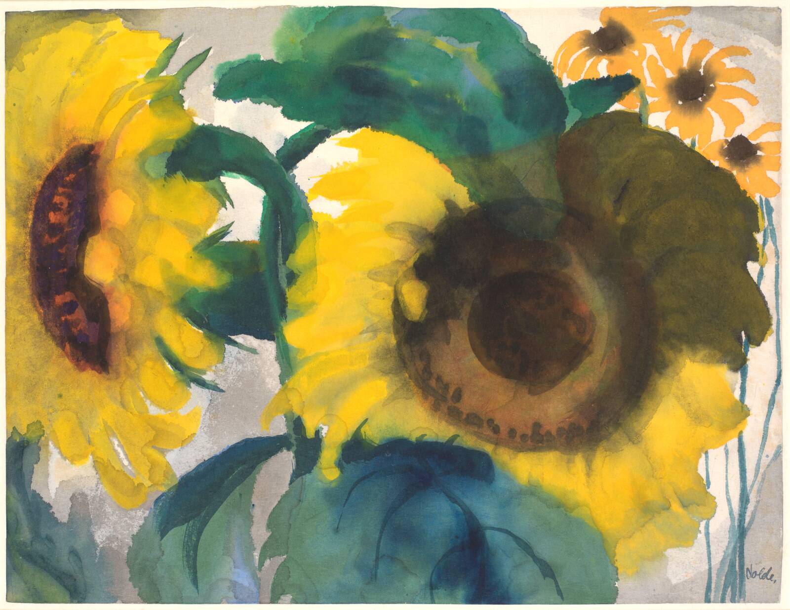 Solsikker, Emil Nolde, 1930-1933