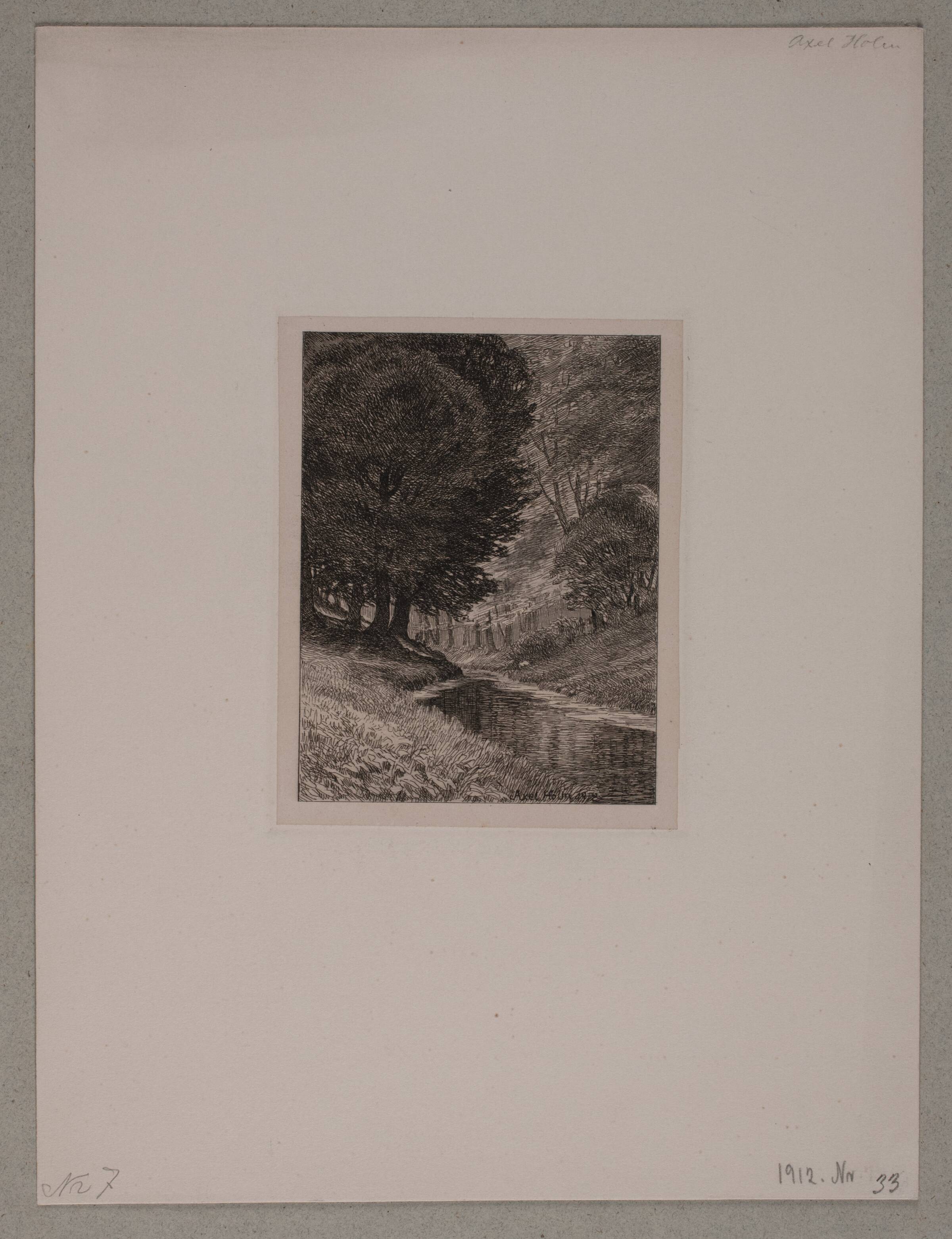 Charlottenlund skov, Axel Holm, 1912