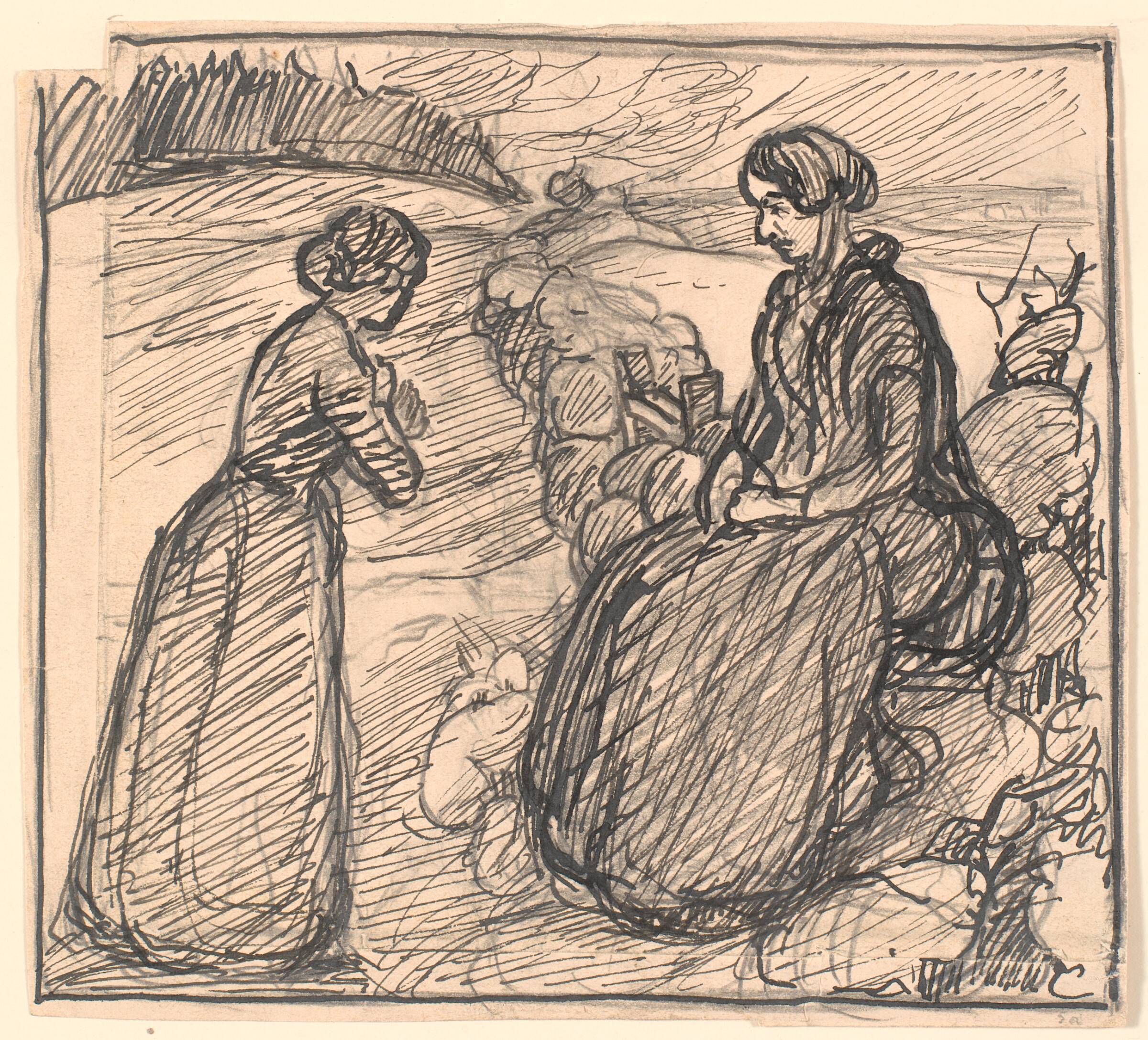 Jeg vil synge dem alle, alle!, sagde Moderen..., Fritz Syberg, 1901-1902
