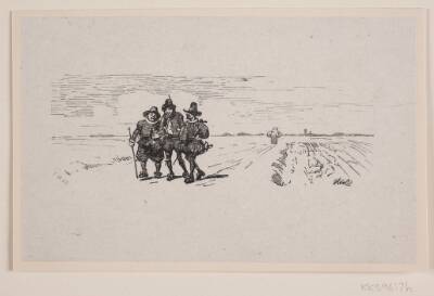 Illustration til "Den døve Kone"