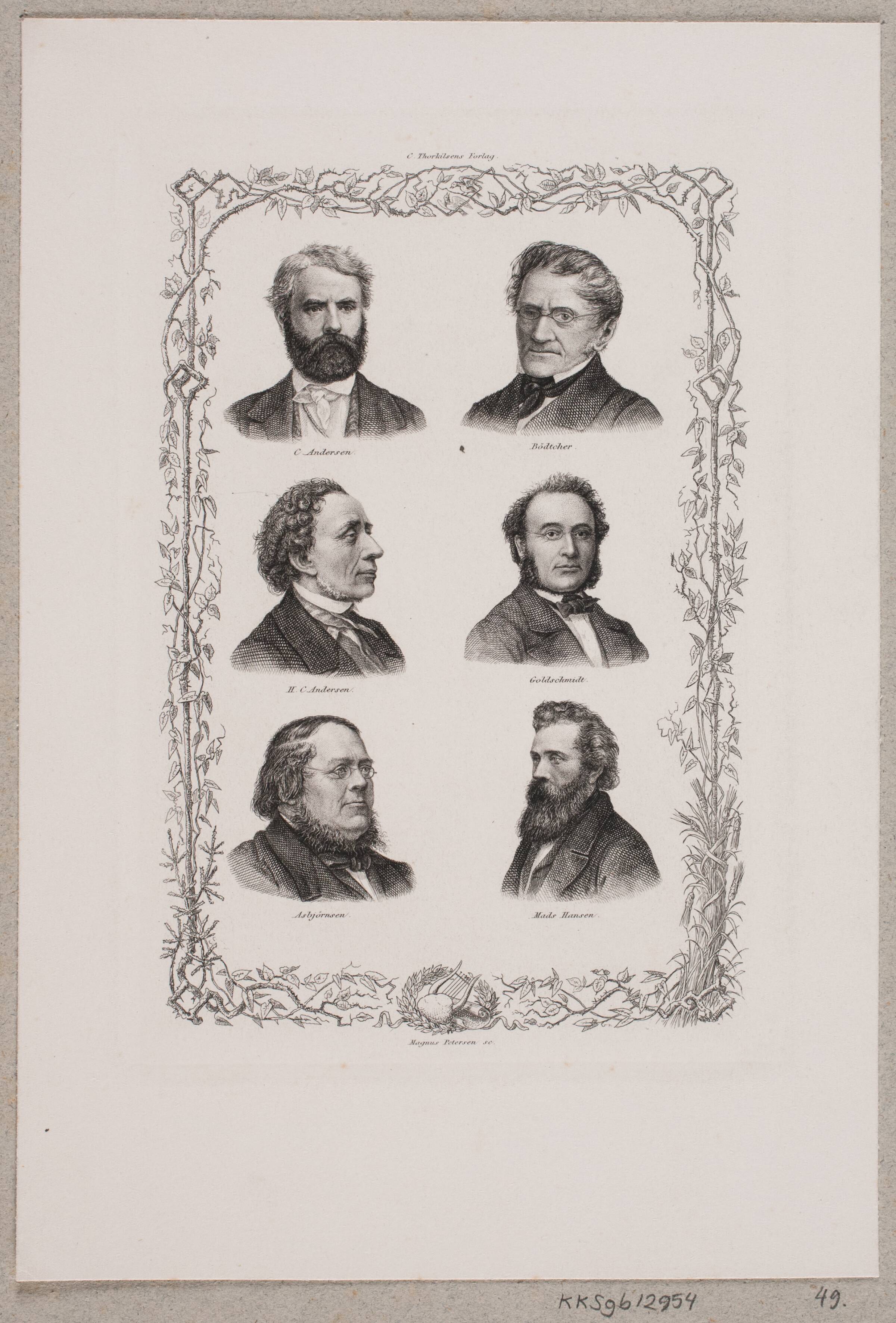 Danske og norske forfattere, Julius Magnus-Petersen, 1868
