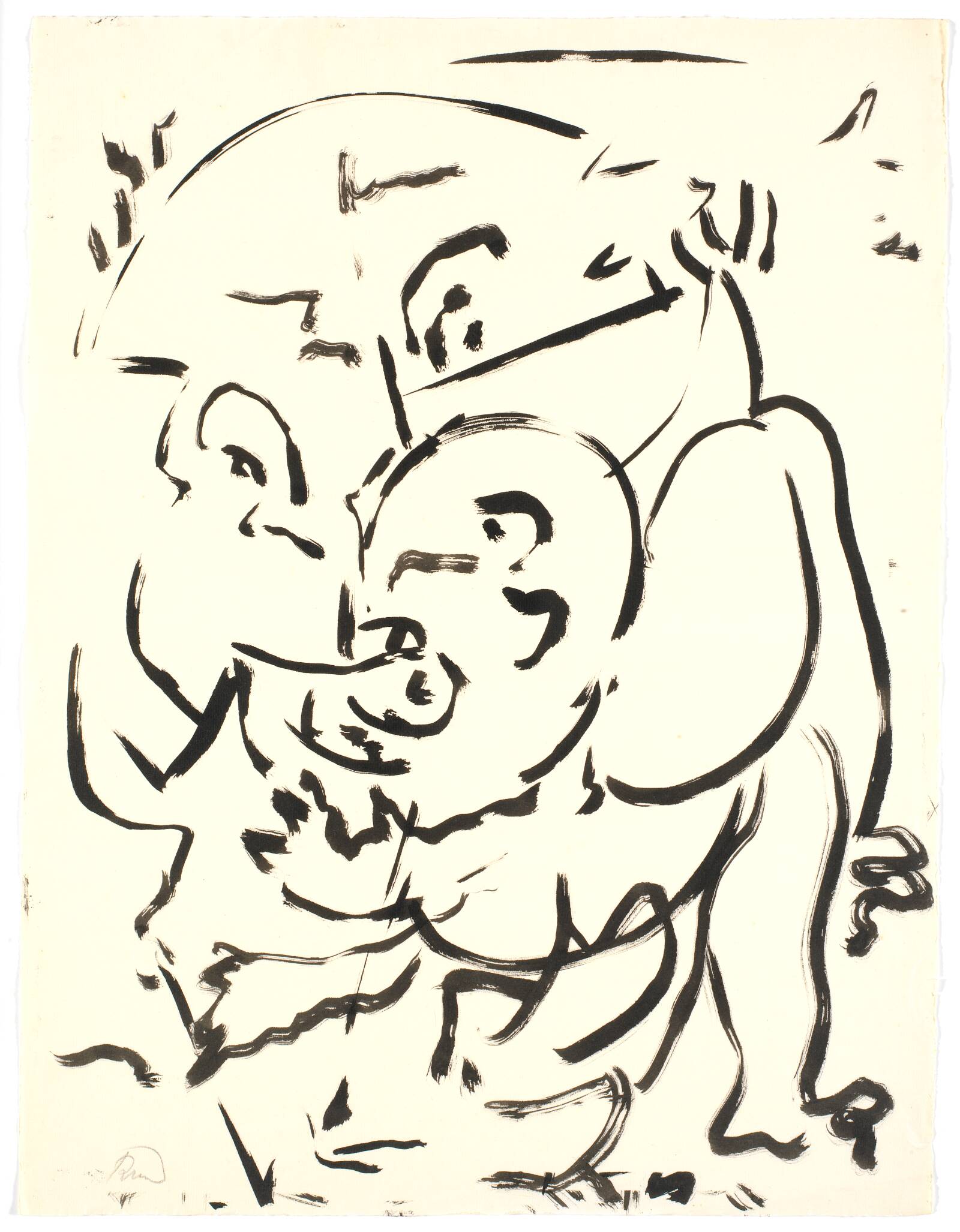 Mor-barn figur, Richard Mortensen, 1942-1944