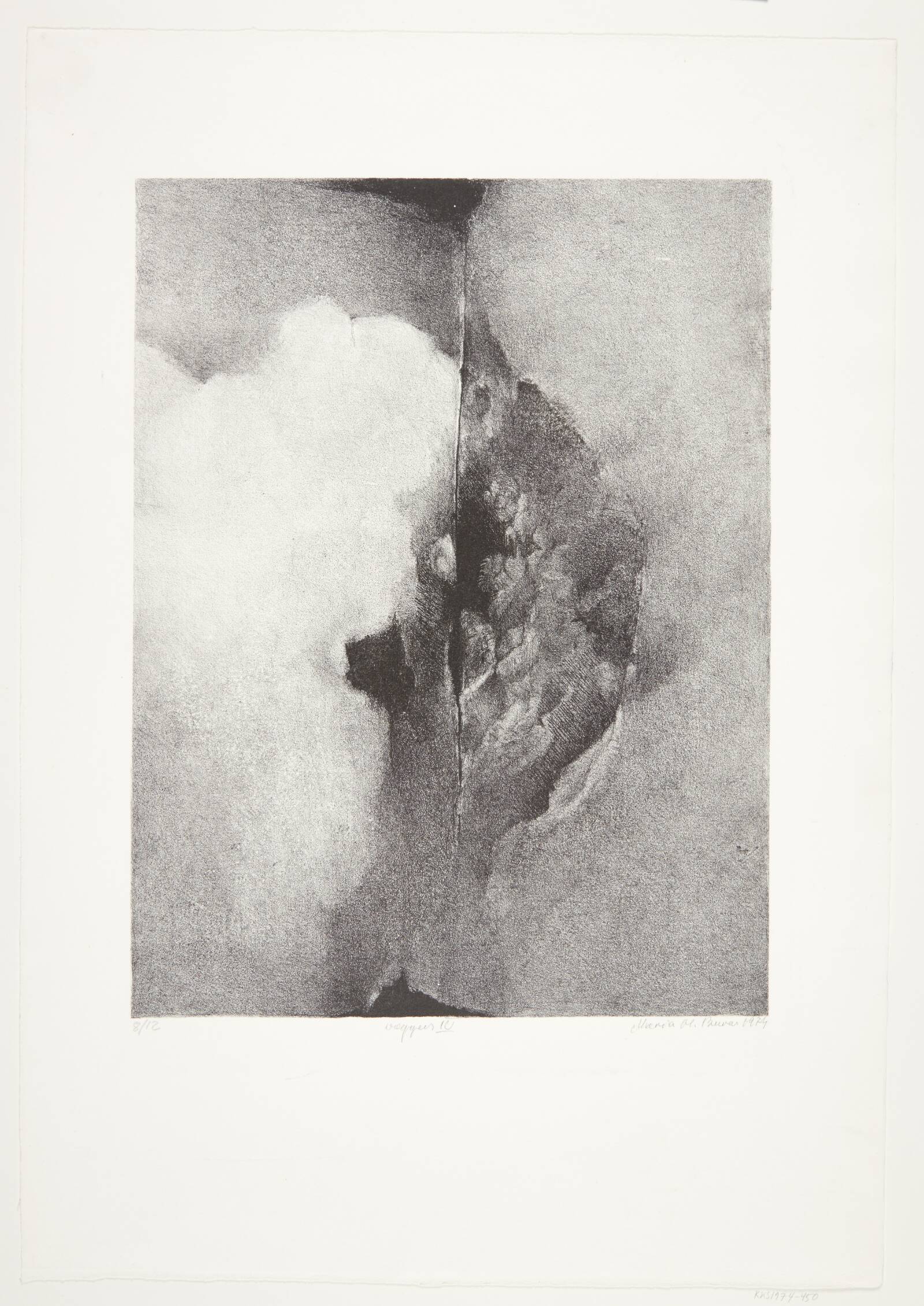 "Væggen IV", Maria Malgorzata Buras, 1974