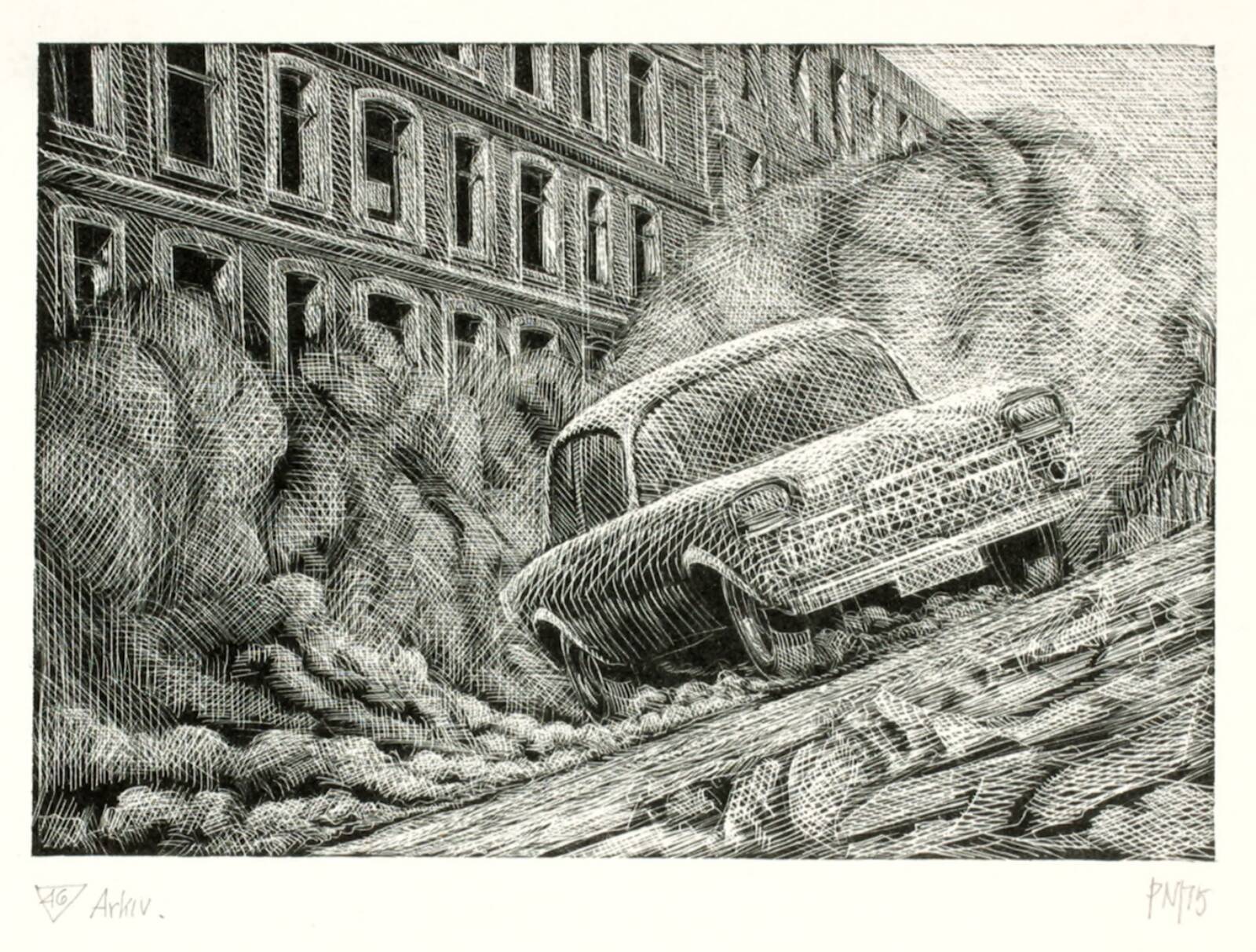 Timebog, Palle Nielsen, 1975