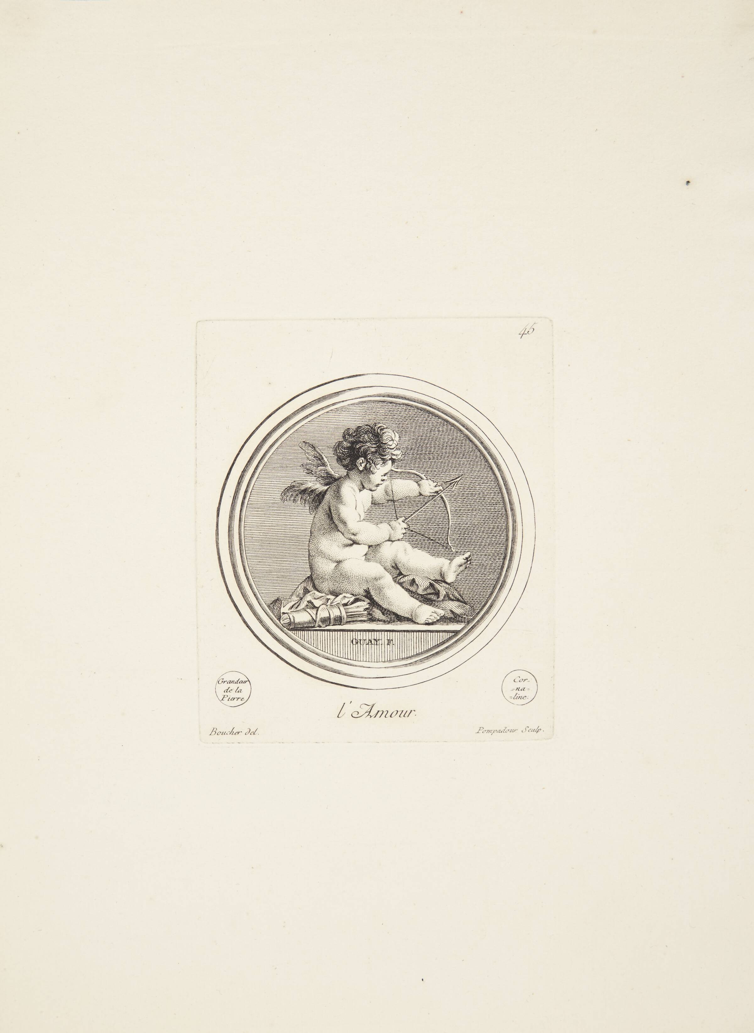 Amor, Madame de Pompadour, 1753-1757