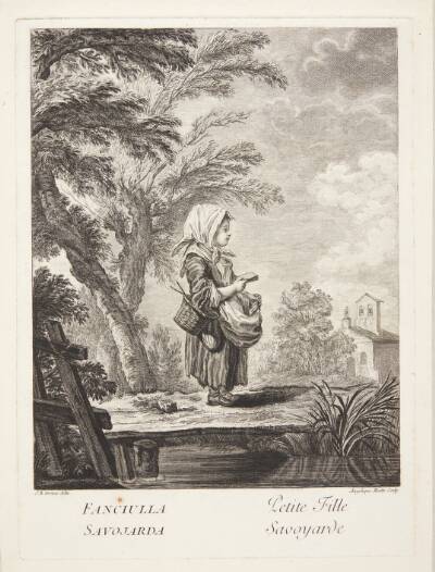 Lille pige fra Savoyen (Petite fille Savoyarde)