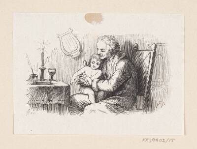 Illustration til "Den uartige Dreng" i H.C. Andersen, "Eventyr og Historier", Bind 1