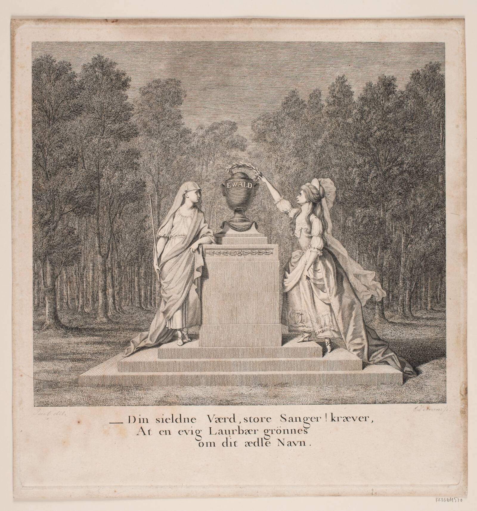 Ewalds minde, J.F. Clemens, 1748-1831