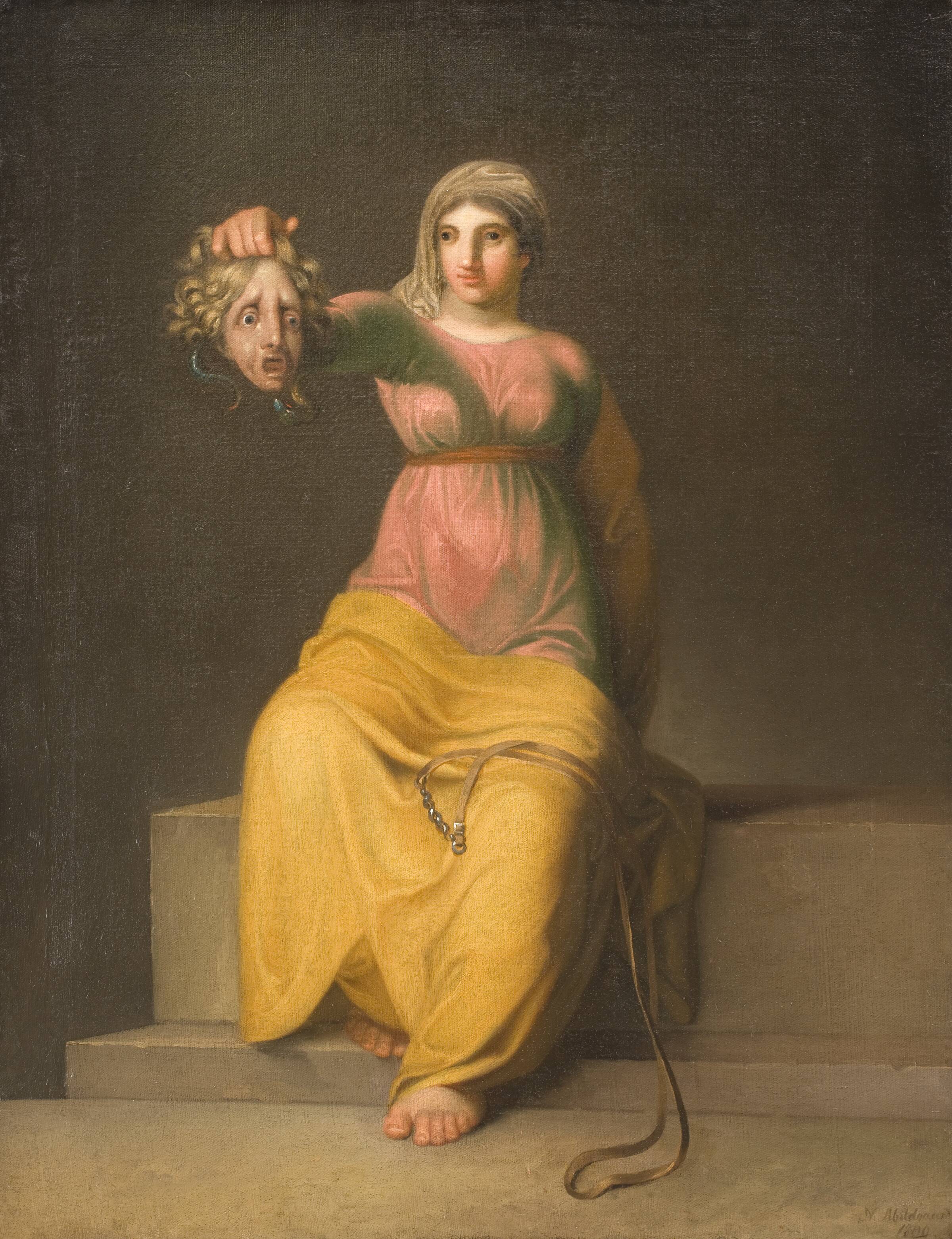 Teologien. Allegorisk figur, Nicolai Abildgaard, 1800