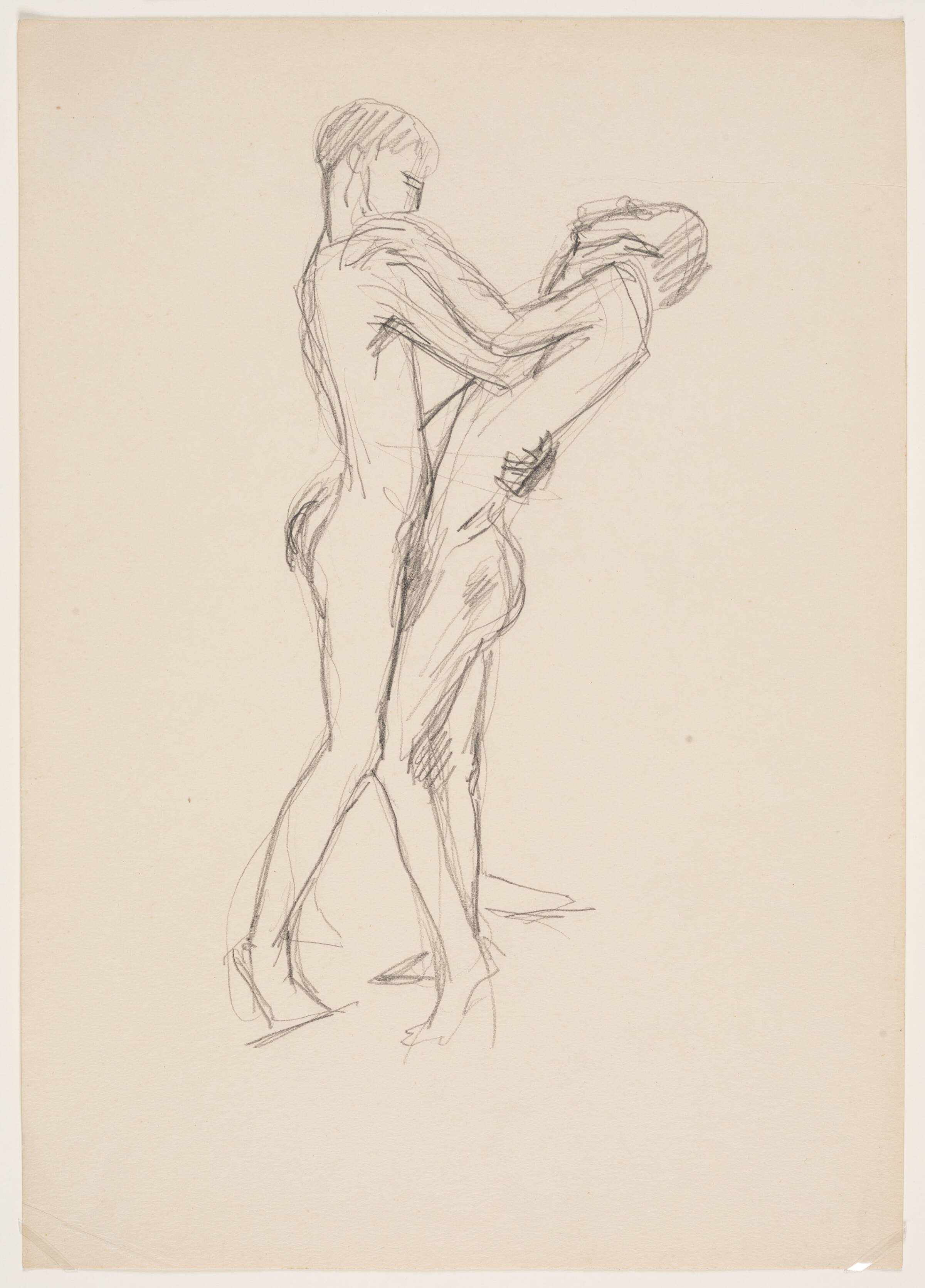 To brydende figurer, Jørgen Gudmundsen-Holmgreen, 1918