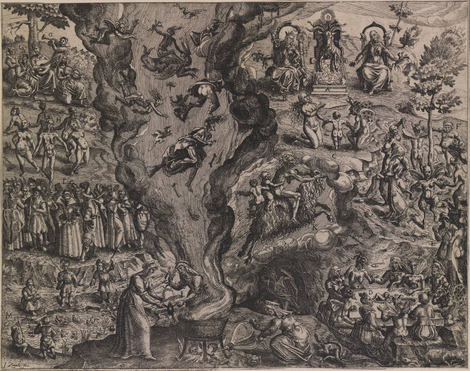 Heksesabbat, Jan Ziarnko, 1613