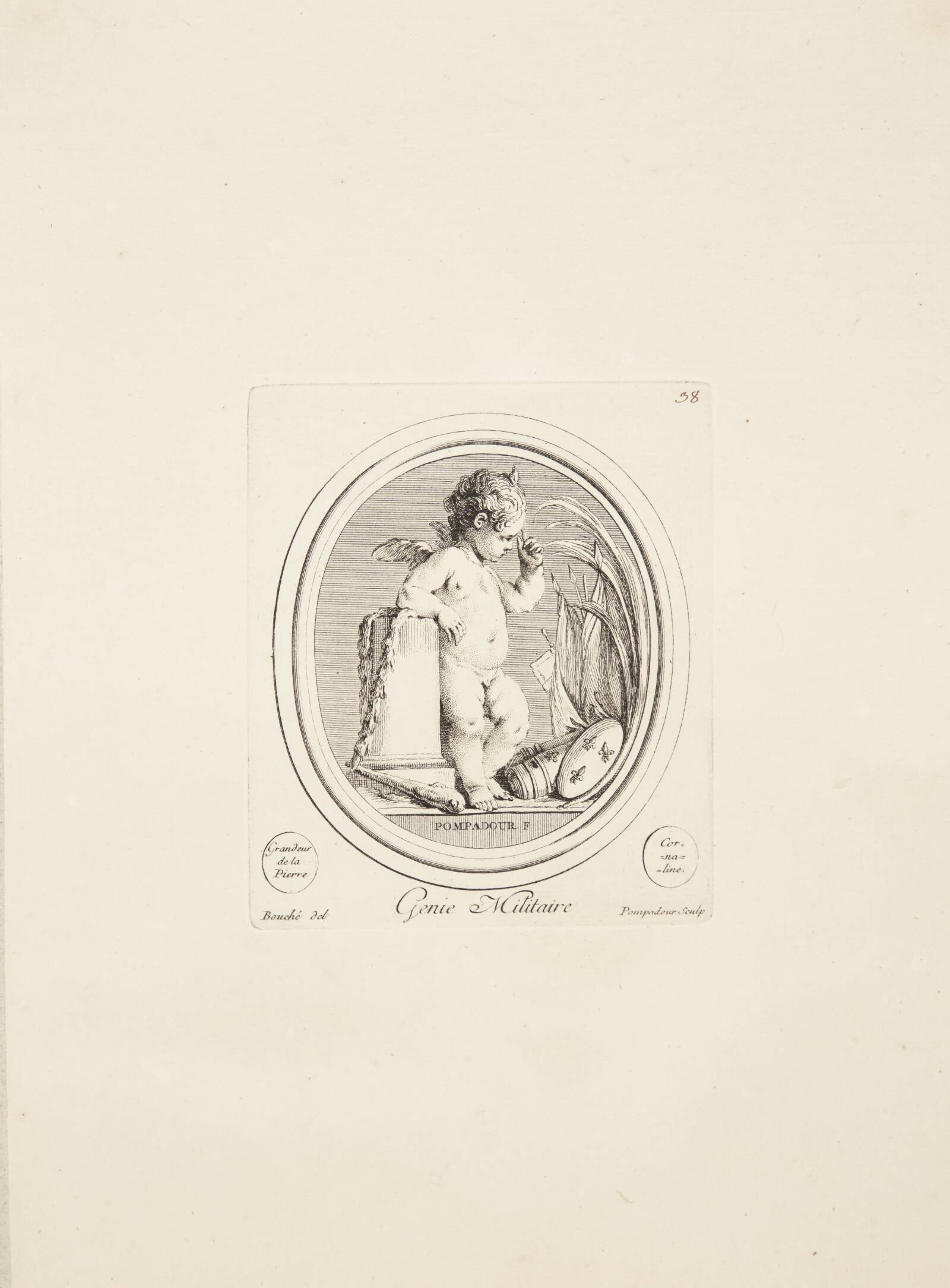 Militærets genius, Madame de Pompadour, 1753-1757