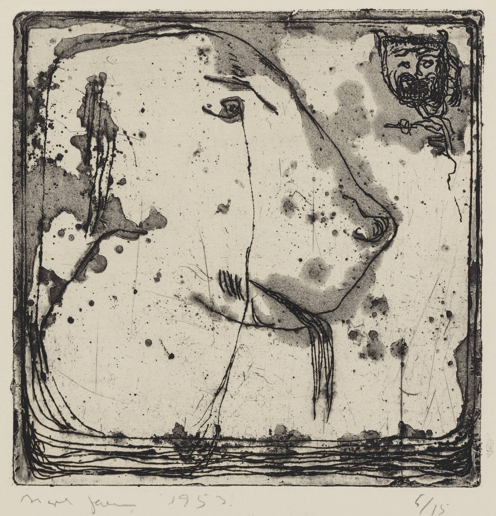 Uden titel, Asger Jorn, 1954