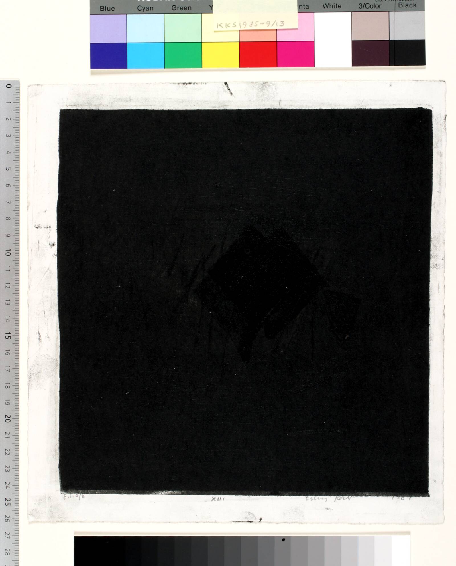 Dagbogsblad XIII, Erling Jørgensen, 1984