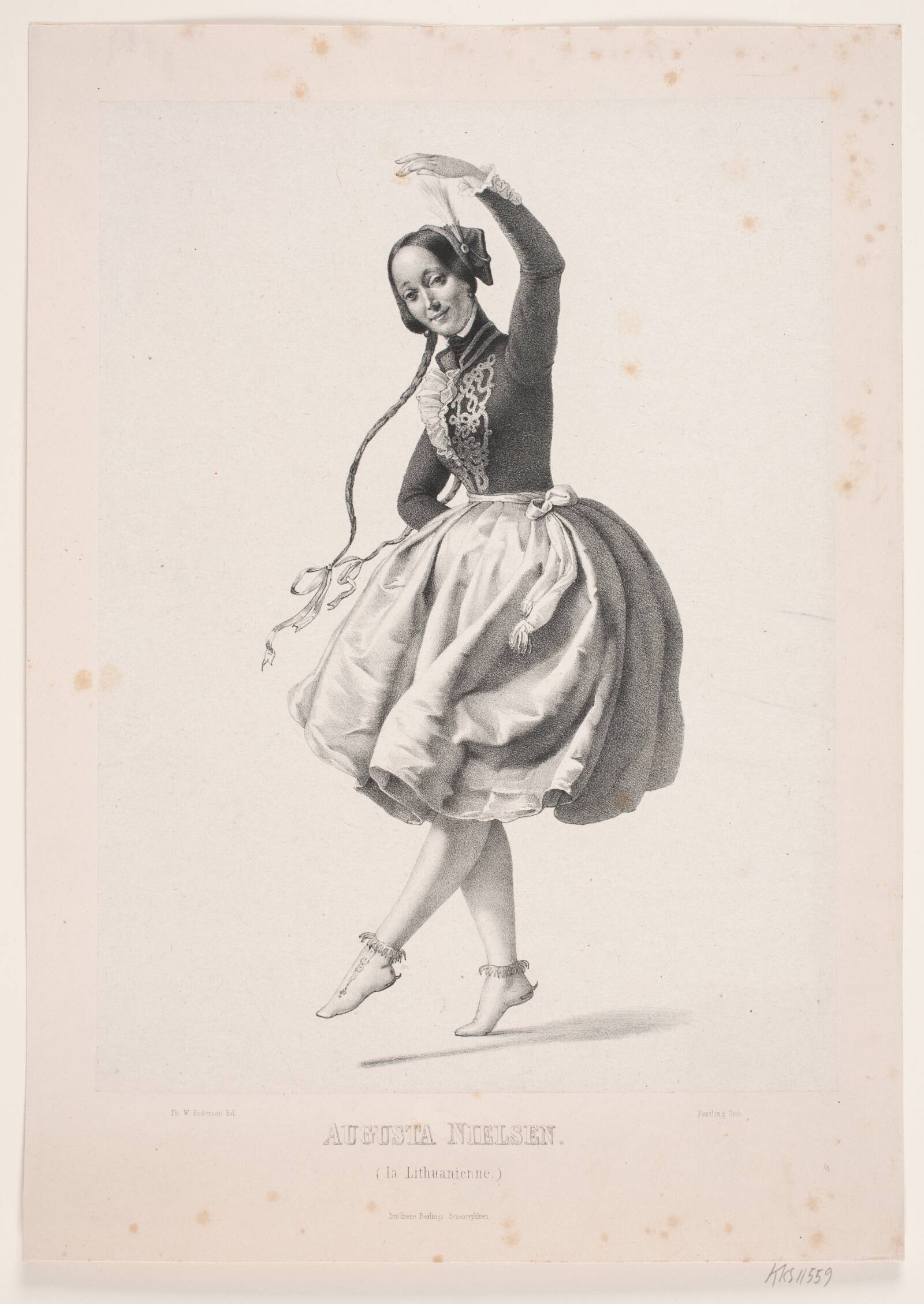 Augusta Nielsen, Edvard Fortling, 1809-1875
