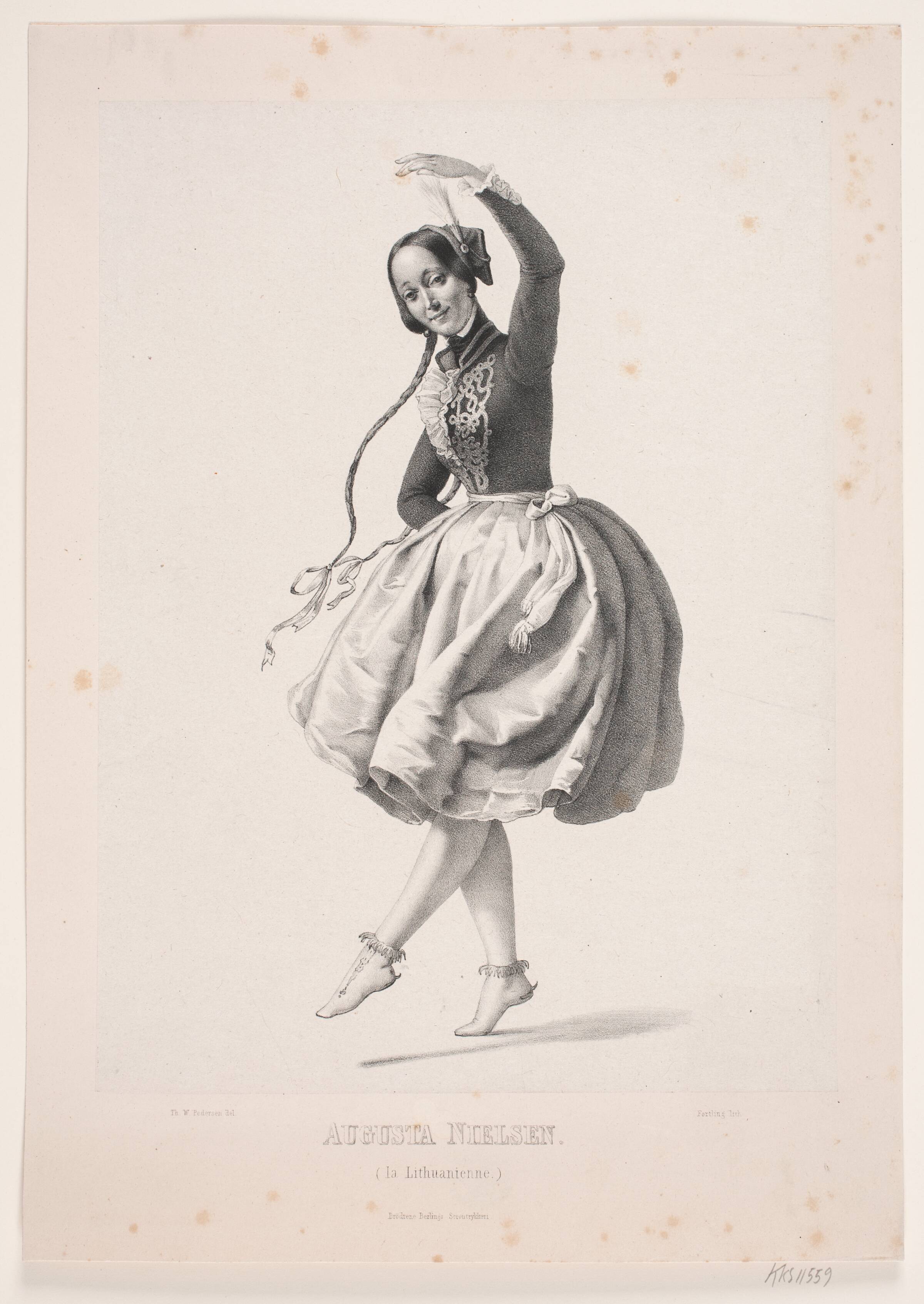 Augusta Nielsen, Edvard Fortling, 1809-1875