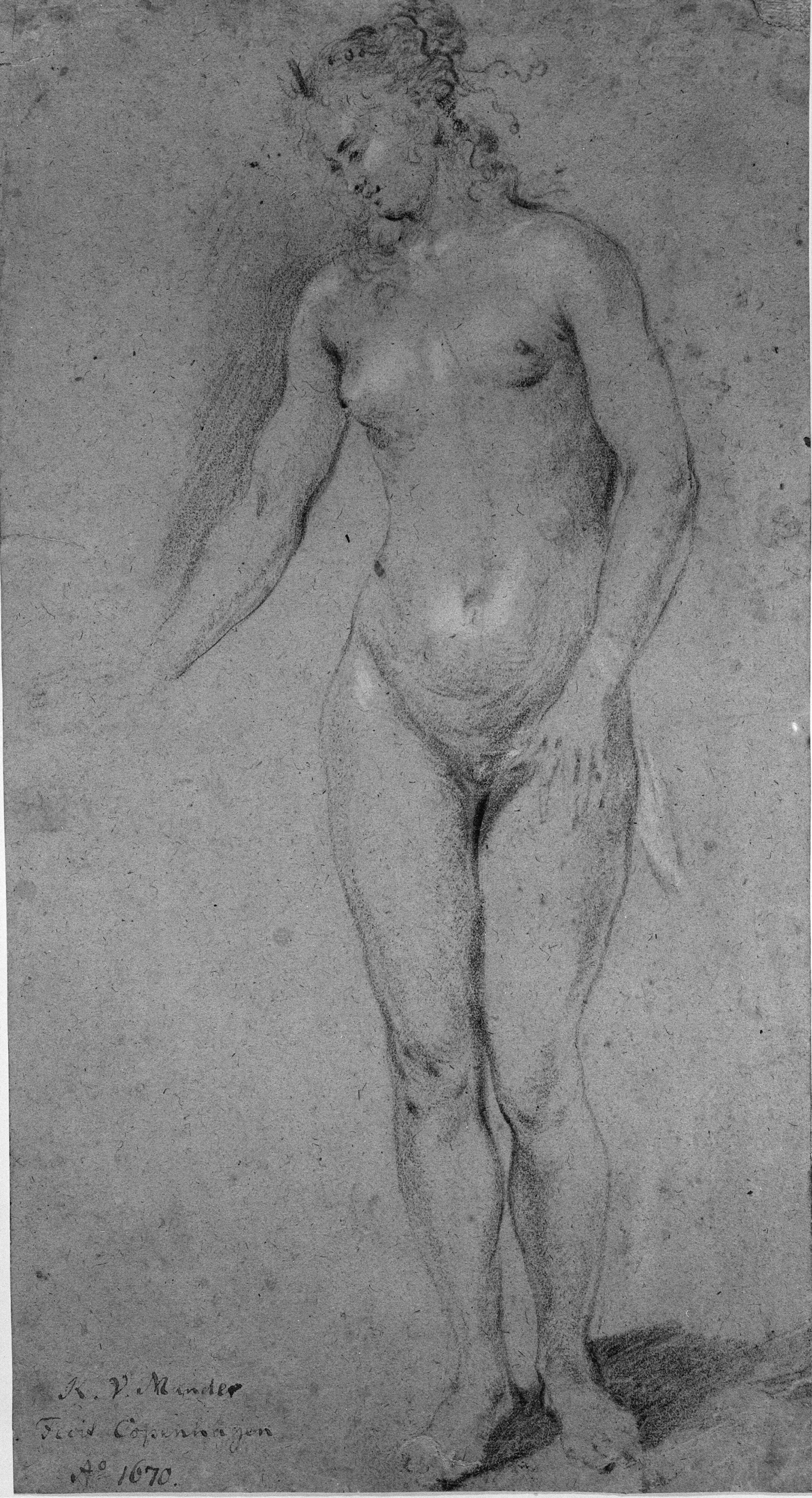 Stående nøgen kvinde, Mander III, Karel van, 1668-1671