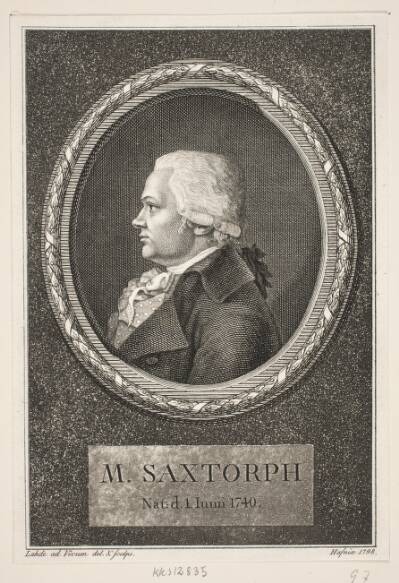 Portræt af M. Saxtorph
