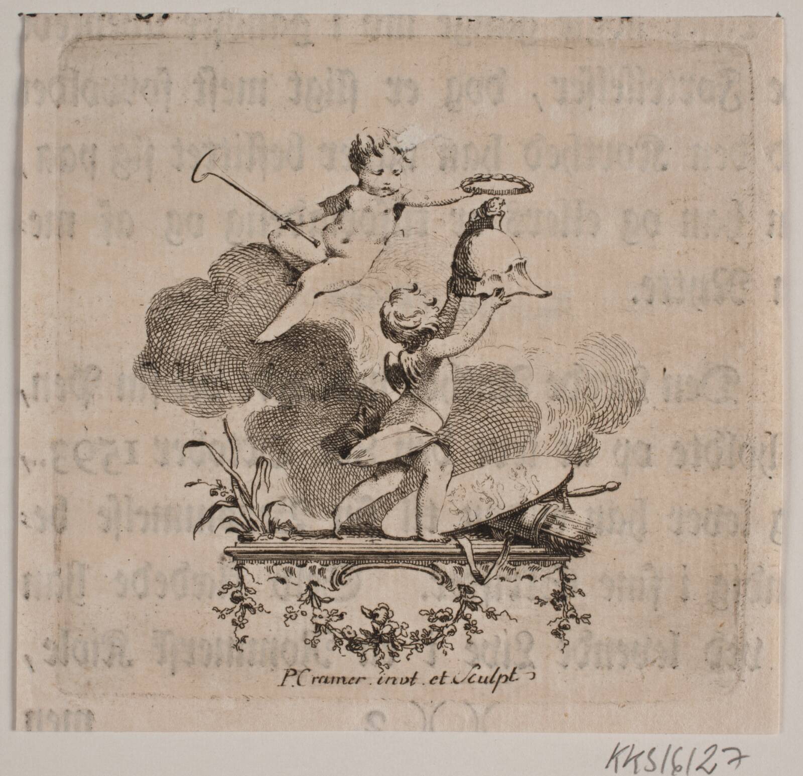 Vignet, Peter Cramer, 1752