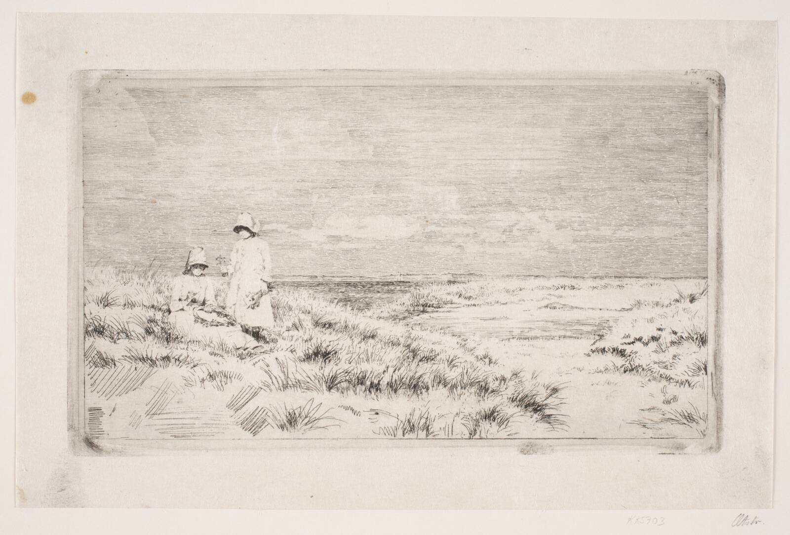 Børnene ved stranden, Carl Bloch, 1885