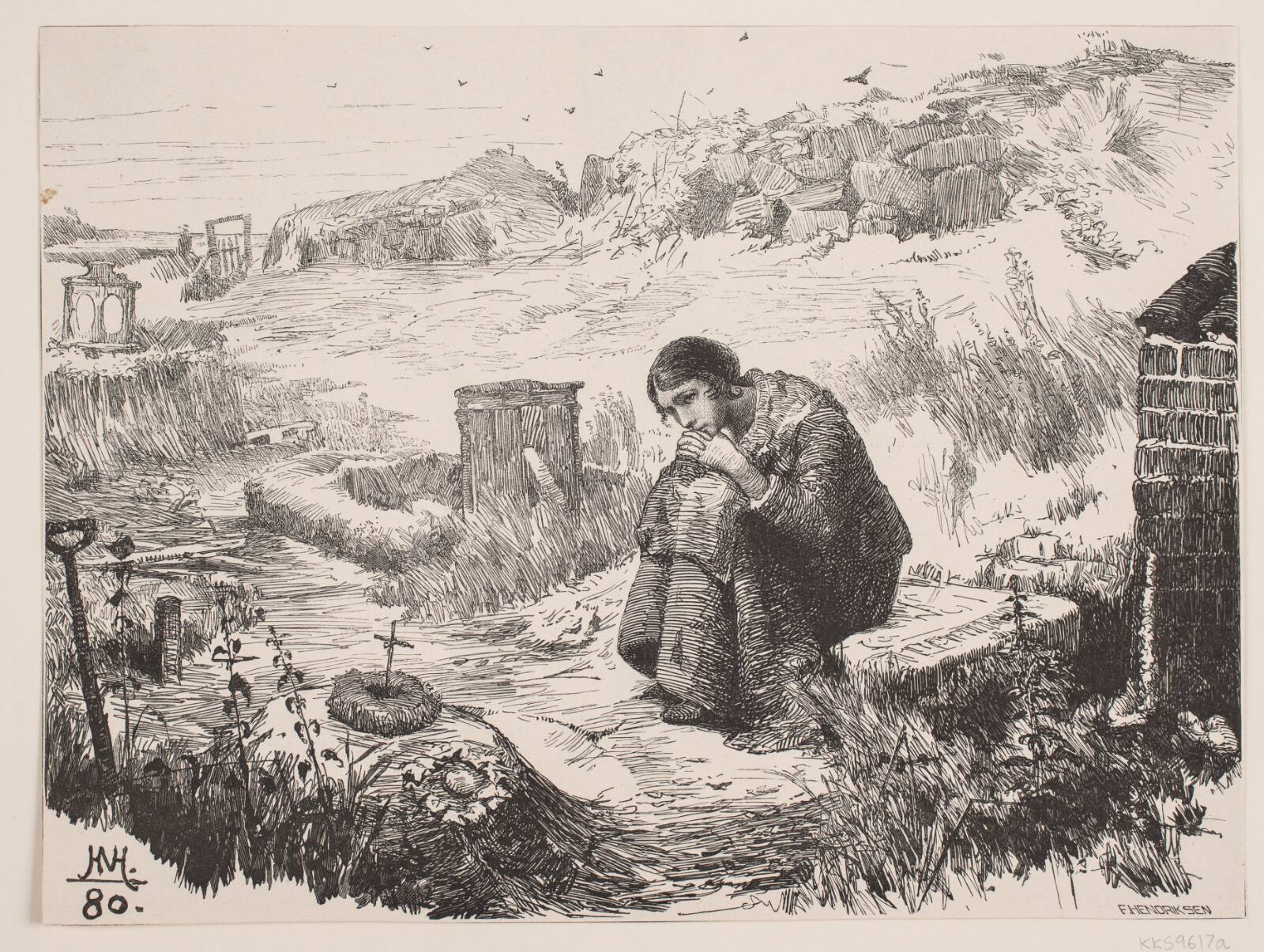 På Kirkegården, Ubekendt, 1870-1879